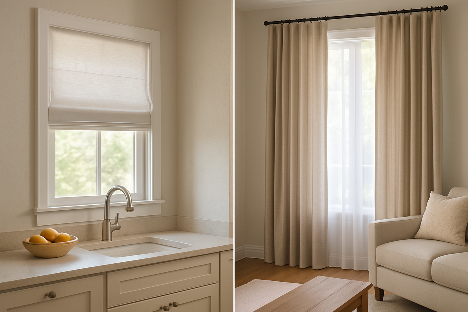 Tende per interni, da cucina e soggiorno: caratteristiche, tipologie e modi di utilizzo