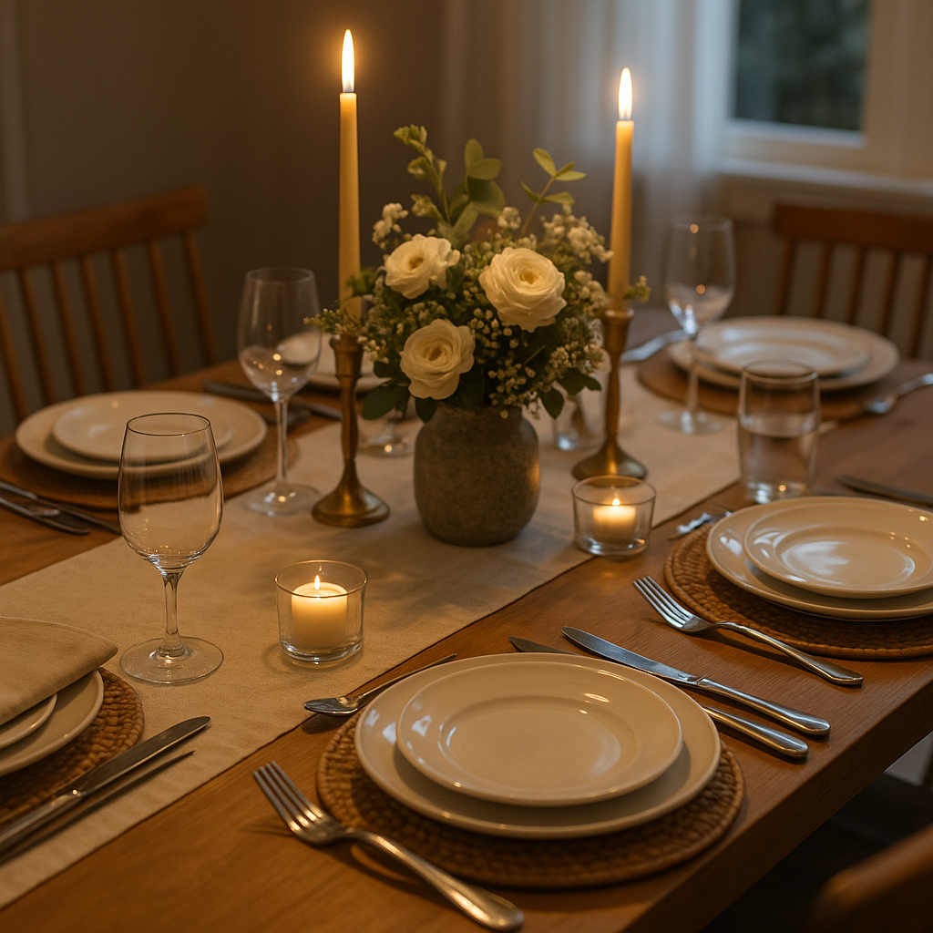 Come apparecchiare la tavola adatta per una cena tra amici