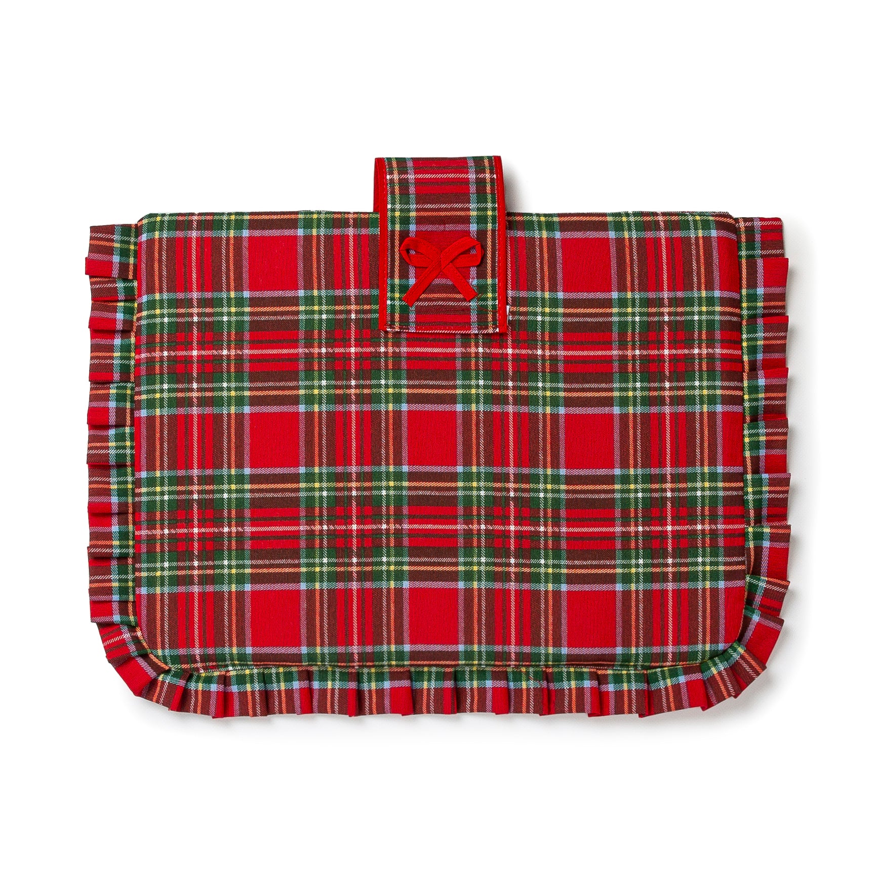 Copriforno e coprifornelli Natale Tartan scozzese cotone 80% e poliestere 20%