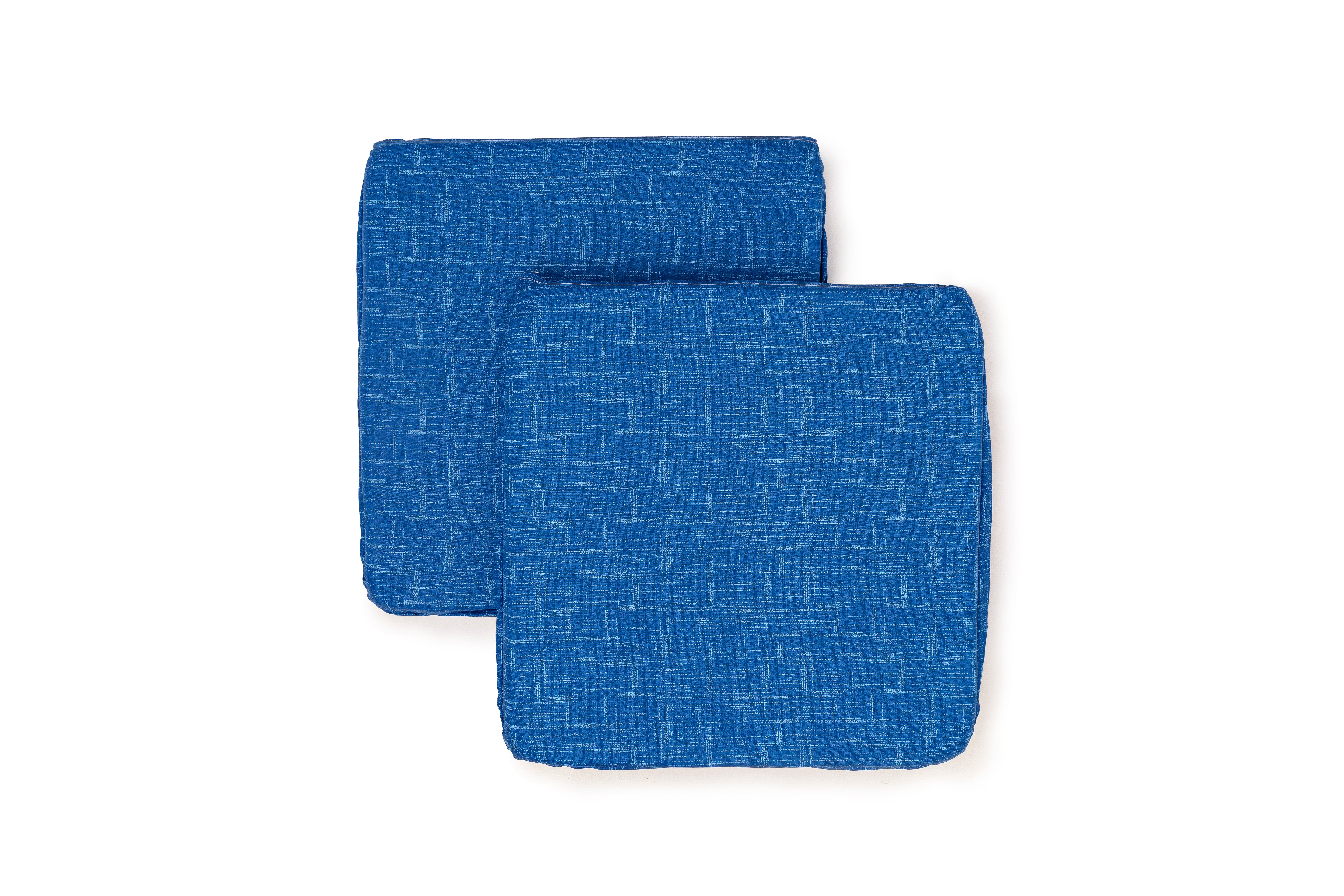 Cuscini Coprisedia Shabby Chic 40x40 Set da 2 pezzi Imbottito con Fascia Elastica Sfoderabile