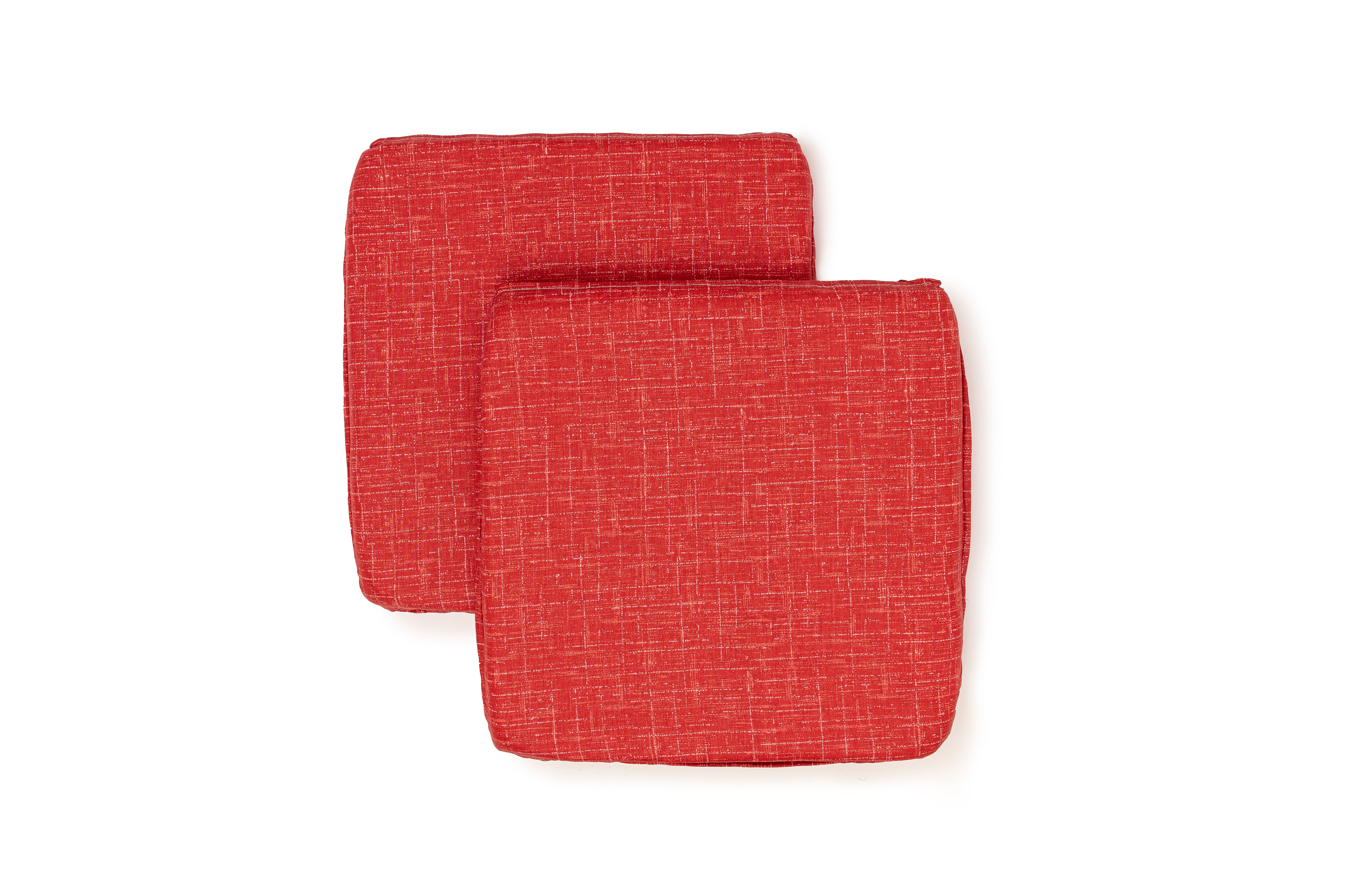 Cuscini Coprisedia Shabby Chic 40x40 Set da 2 pezzi Imbottito con Fascia Elastica Sfoderabile