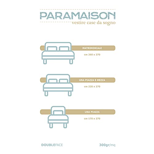 Trapunta Una Piazza e Mezza 220x270 cm Bicolore Doble