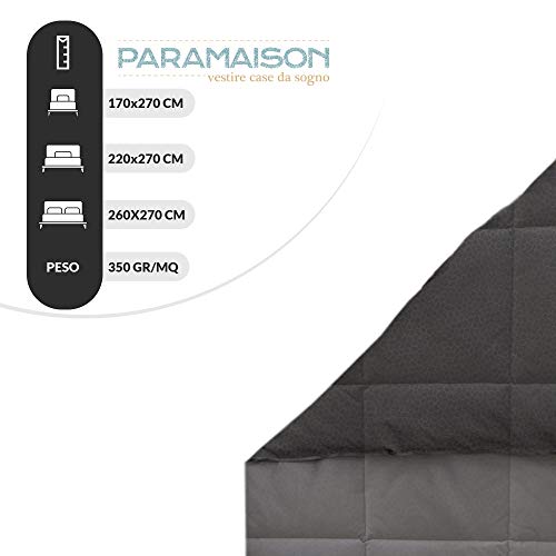 Trapunta Double Face singola 170x270 cm anallergica bicolore peso 300 grammi made in Italy