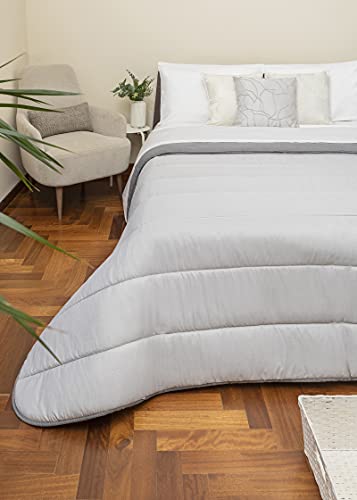 Trapunta Una Piazza e Mezza 220x270 cm Bicolore Doble