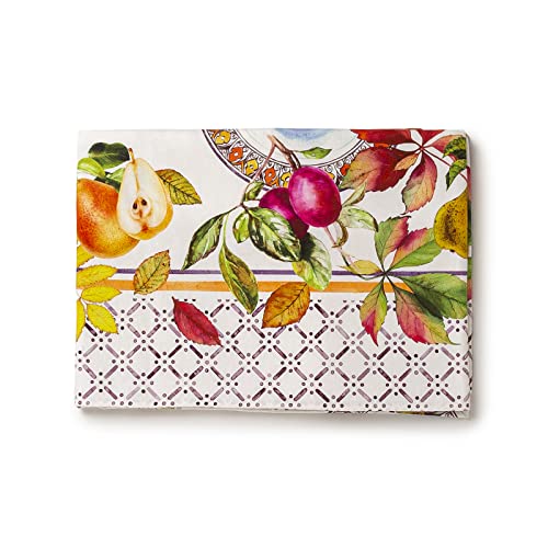 Tovaglia stampata 140x240 12 posti elegante in offerta linea Plums