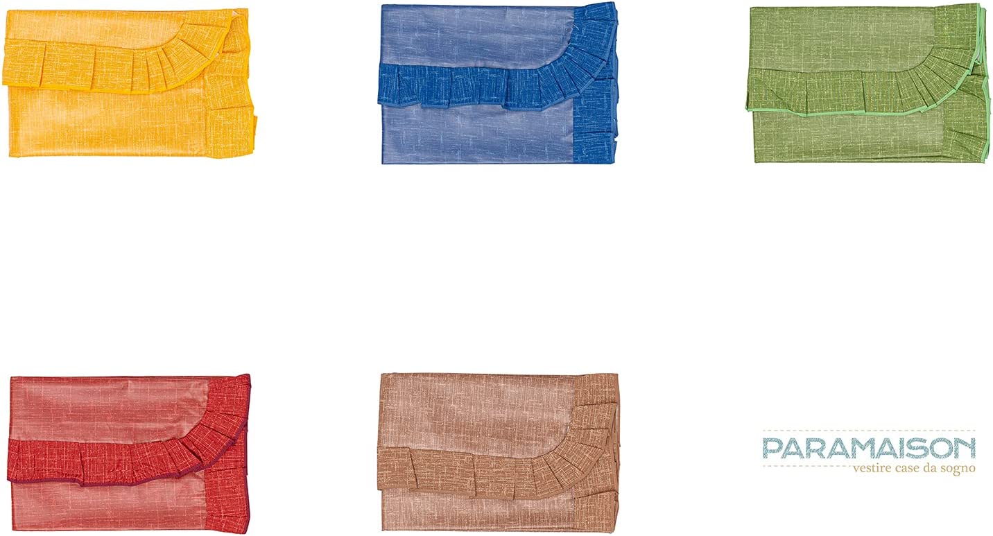 Tovaglia Copritavolo Rettangolare 140 x170 cm Plastificata e Antimacchia serie Unito