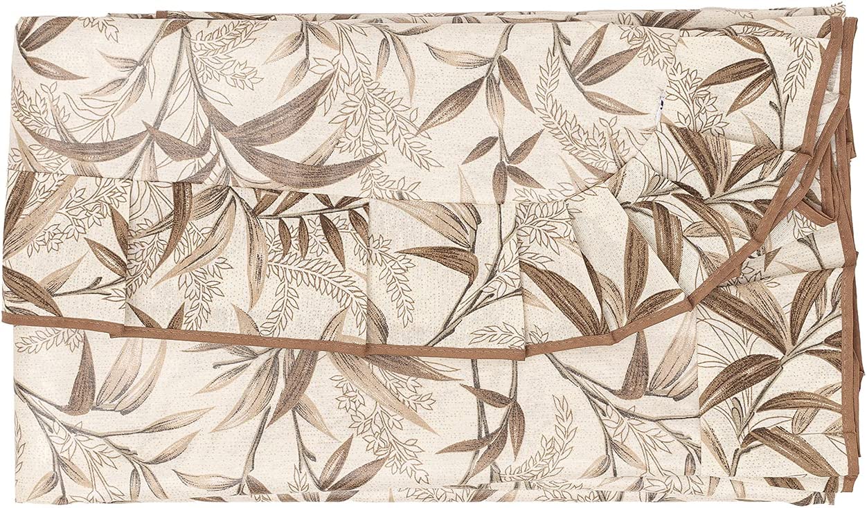 Tovaglia quadrata 4 posti 150x150 antimacchia impermeabile per esterno o interno Shabby Chic Ulivo