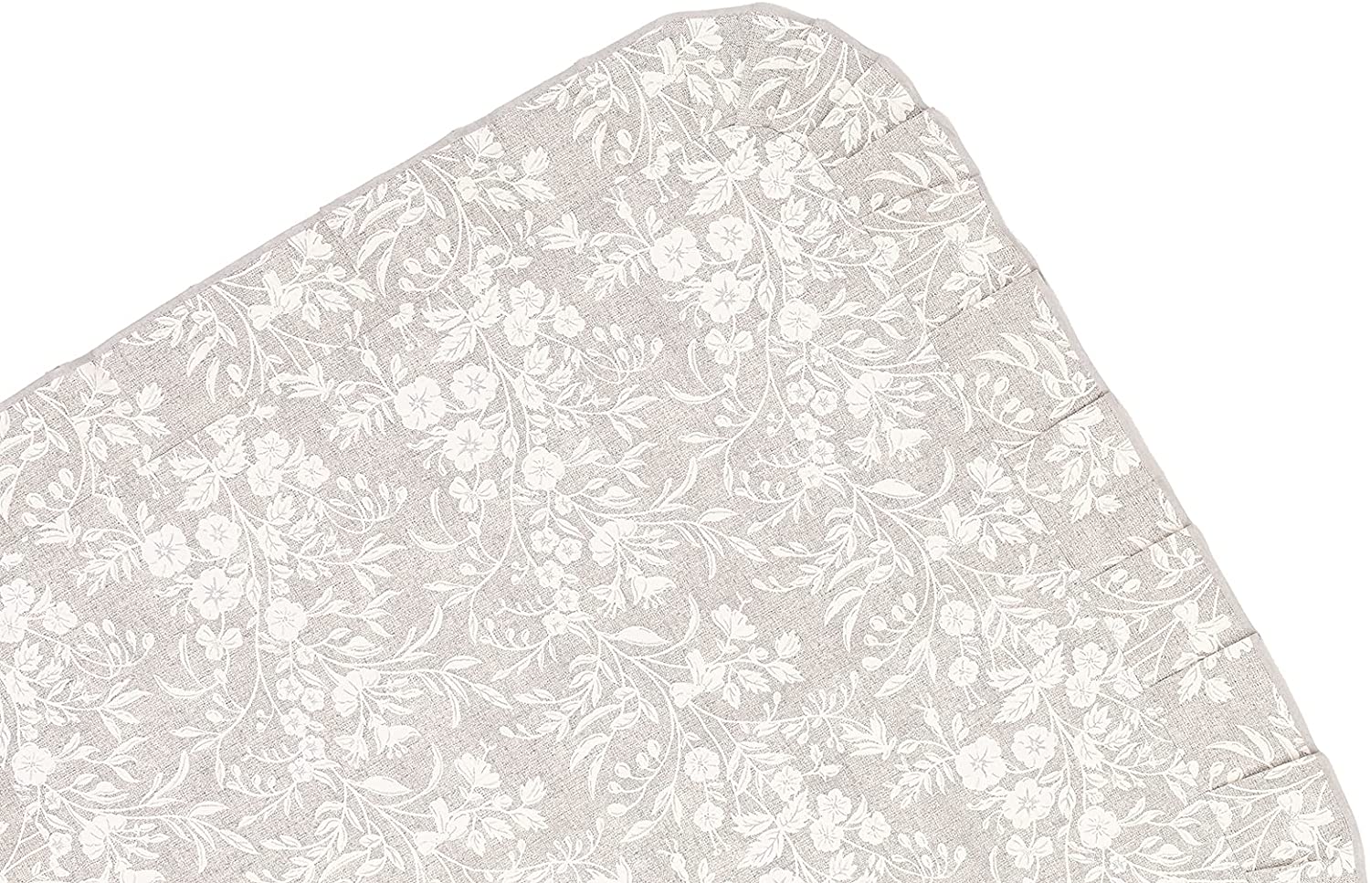 Tovaglia rotonda Copritavola Plastificata Edera, Stile Shabby Chic Antimacchia Impermeabile diametro 130