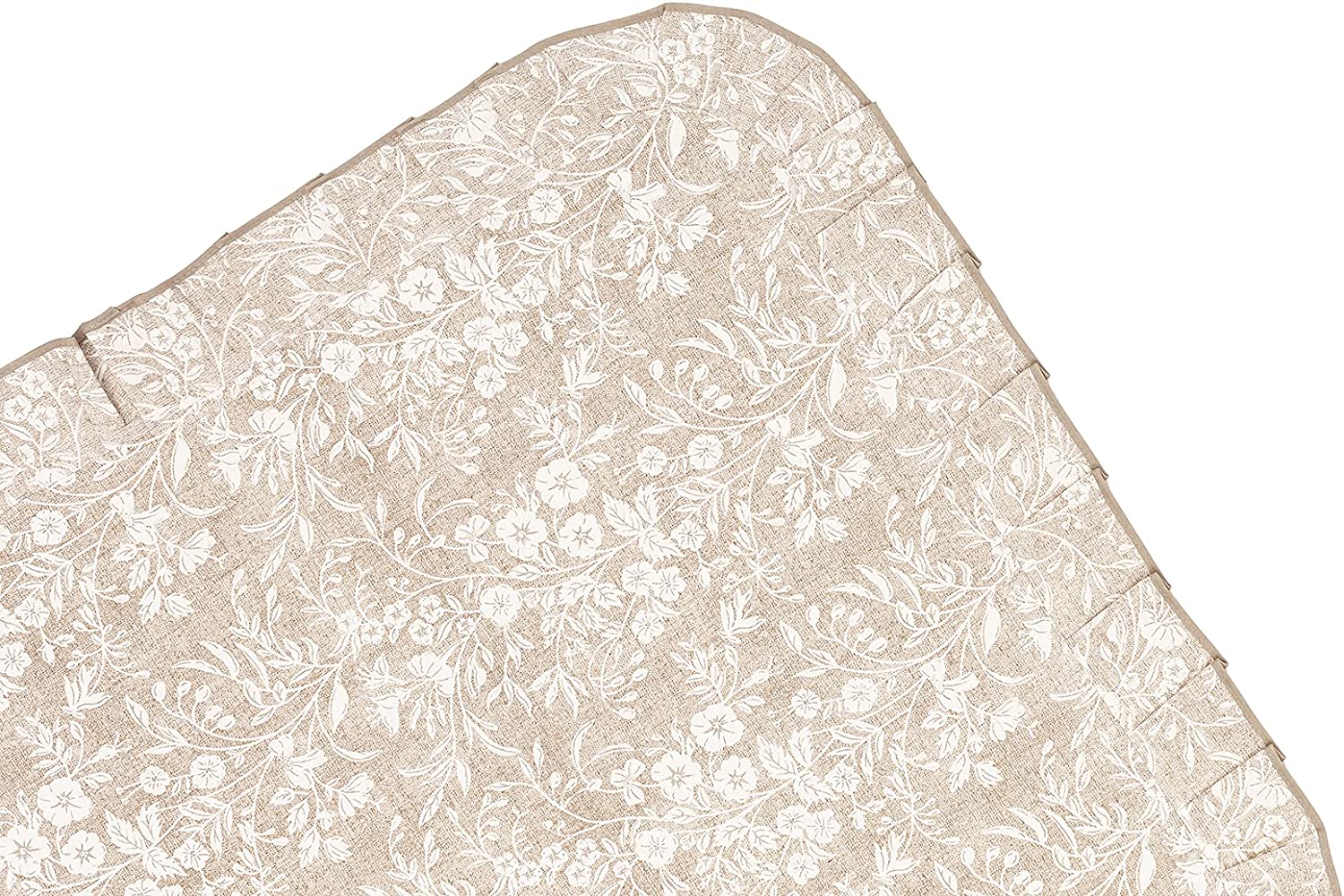 Tovaglia rotonda Copritavola Plastificata Edera, Stile Shabby Chic Antimacchia Impermeabile diametro 130