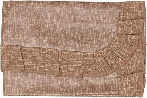 Tovaglia Copritavolo Plastificata Quadrata 4 posti Unito Stile Shabby Chic Antimacchia Impermeabile Tavola da Pranzo Cucina Giardino vari colori 150 x 150 cm