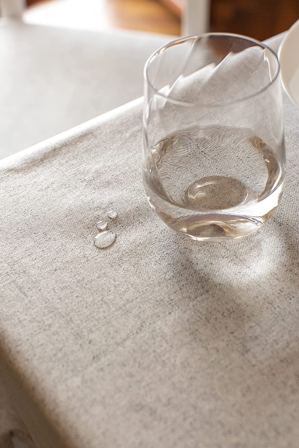 Tovaglia rettangolare 12 posti 140 x 230 Antimacchia e Impermeabile linea Melange