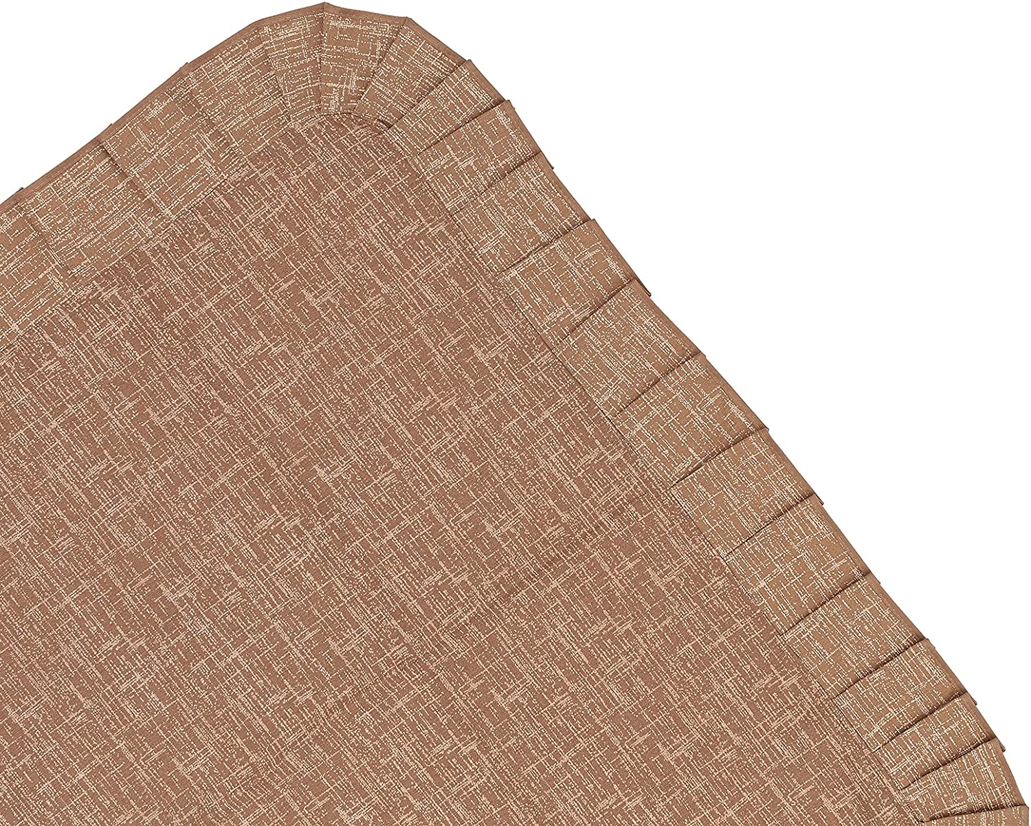 Tovaglia Copritavolo Plastificata Quadrata 4 posti Unito Stile Shabby Chic Antimacchia Impermeabile Tavola da Pranzo Cucina Giardino vari colori 150 x 150 cm