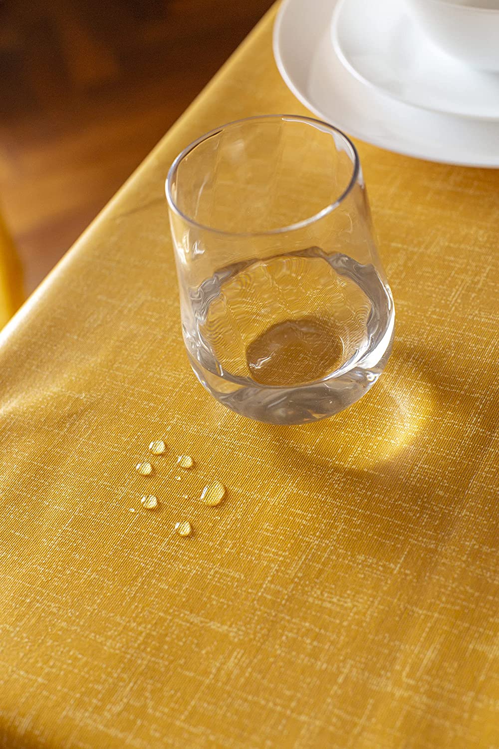 Tovaglia Copritavolo Rettangolare 140 x170 cm Plastificata e Antimacchia serie Unito