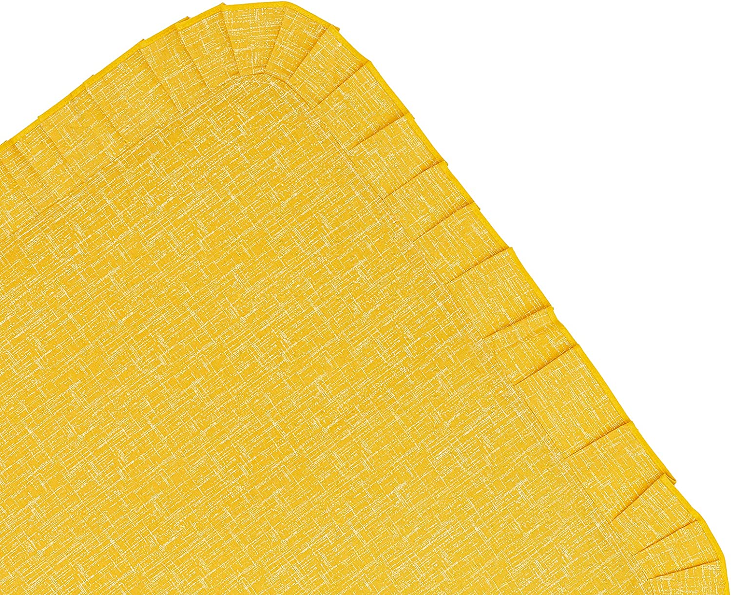 Tovaglia Copritavolo Plastificata Quadrata 4 posti Unito Stile Shabby Chic Antimacchia Impermeabile Tavola da Pranzo Cucina Giardino vari colori 150 x 150 cm