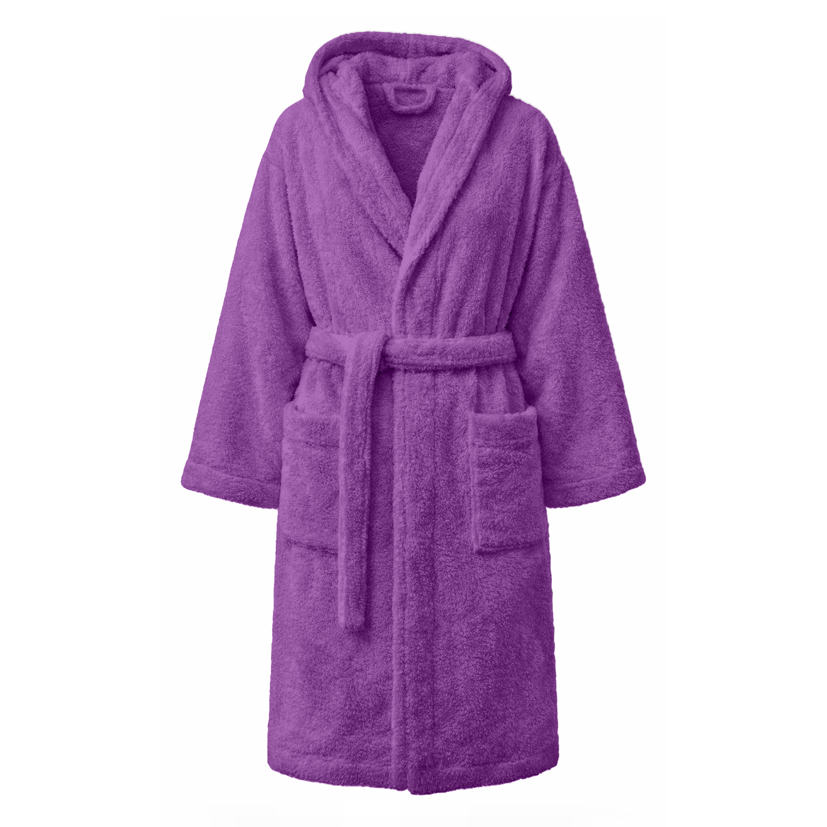 Accappatoio Uomo Donna Marte 100% Cotone Spugna 420 g/m² con Cappuccio Tasche e Cintura Morbido Assorbente Taglie S XXL Vari Colori