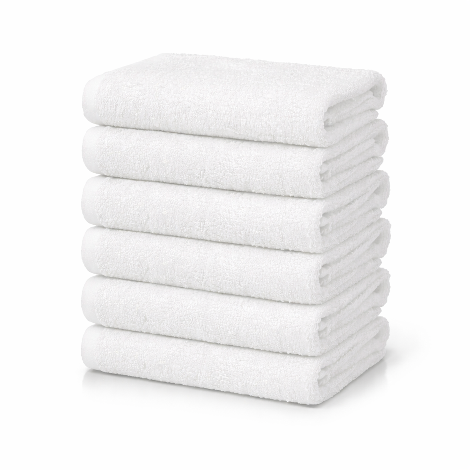 Asciugamani Piccoli in Spugna di Cotone 50x30 cm 420 gr/m² – Professionali per Barbiere, Parrucchiere, Centro Estetico e Palestra – Bianco e Nero