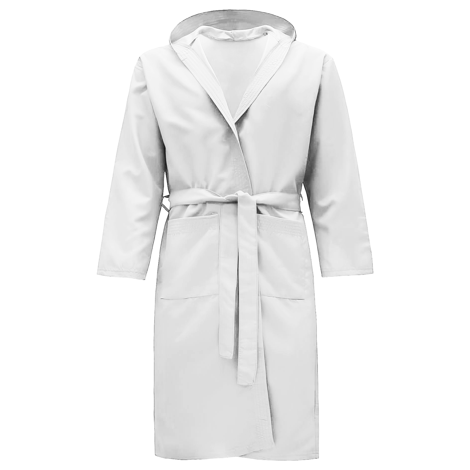 Accappatoio Microfibra con Cappuccio Tasche e Cintura Uomo Donna Vari colori