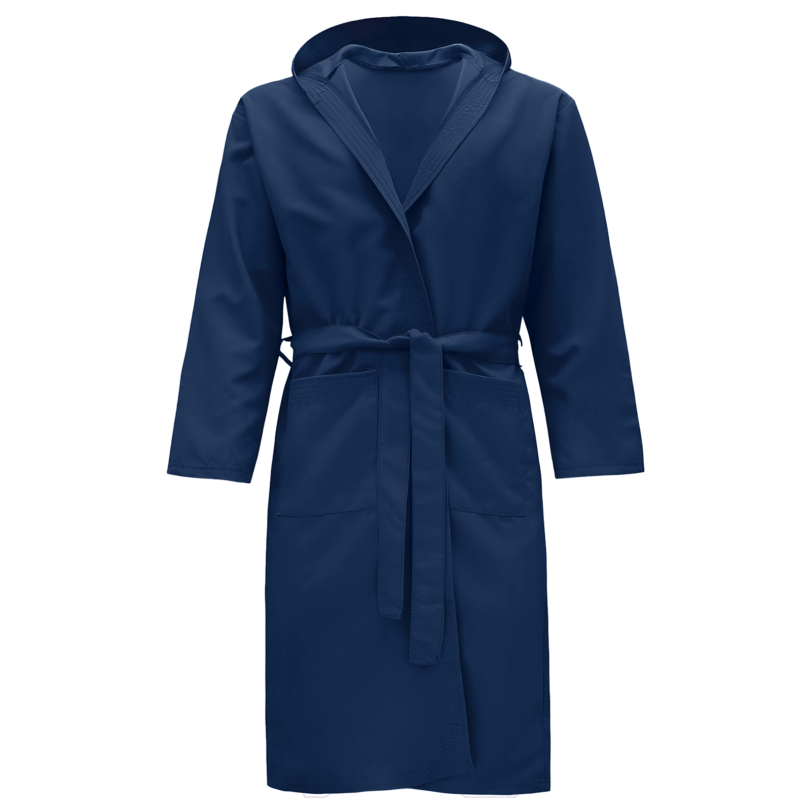 Accappatoio Microfibra con Cappuccio Tasche e Cintura Uomo Donna Vari colori
