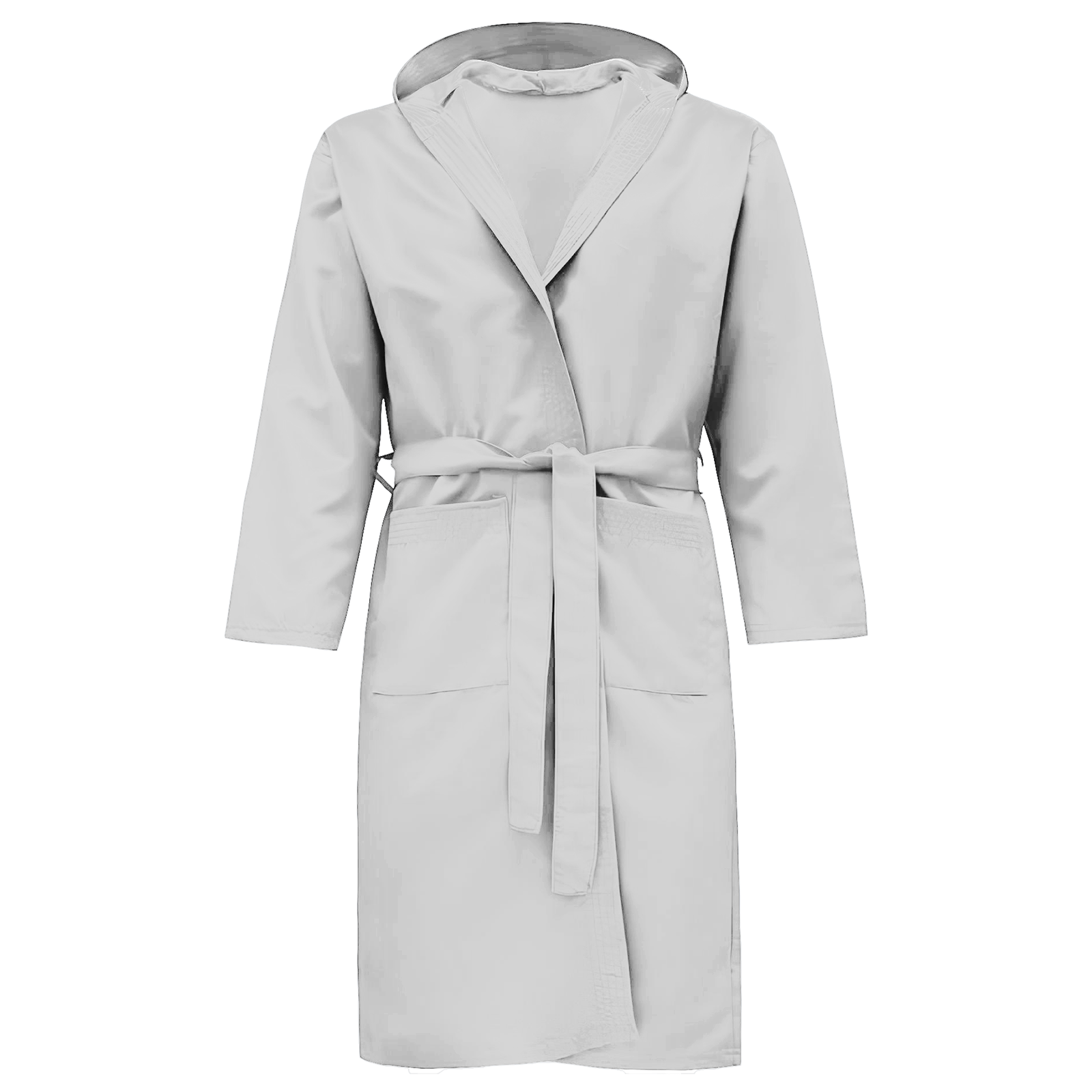 Accappatoio Microfibra con Cappuccio Tasche e Cintura Uomo Donna Vari colori