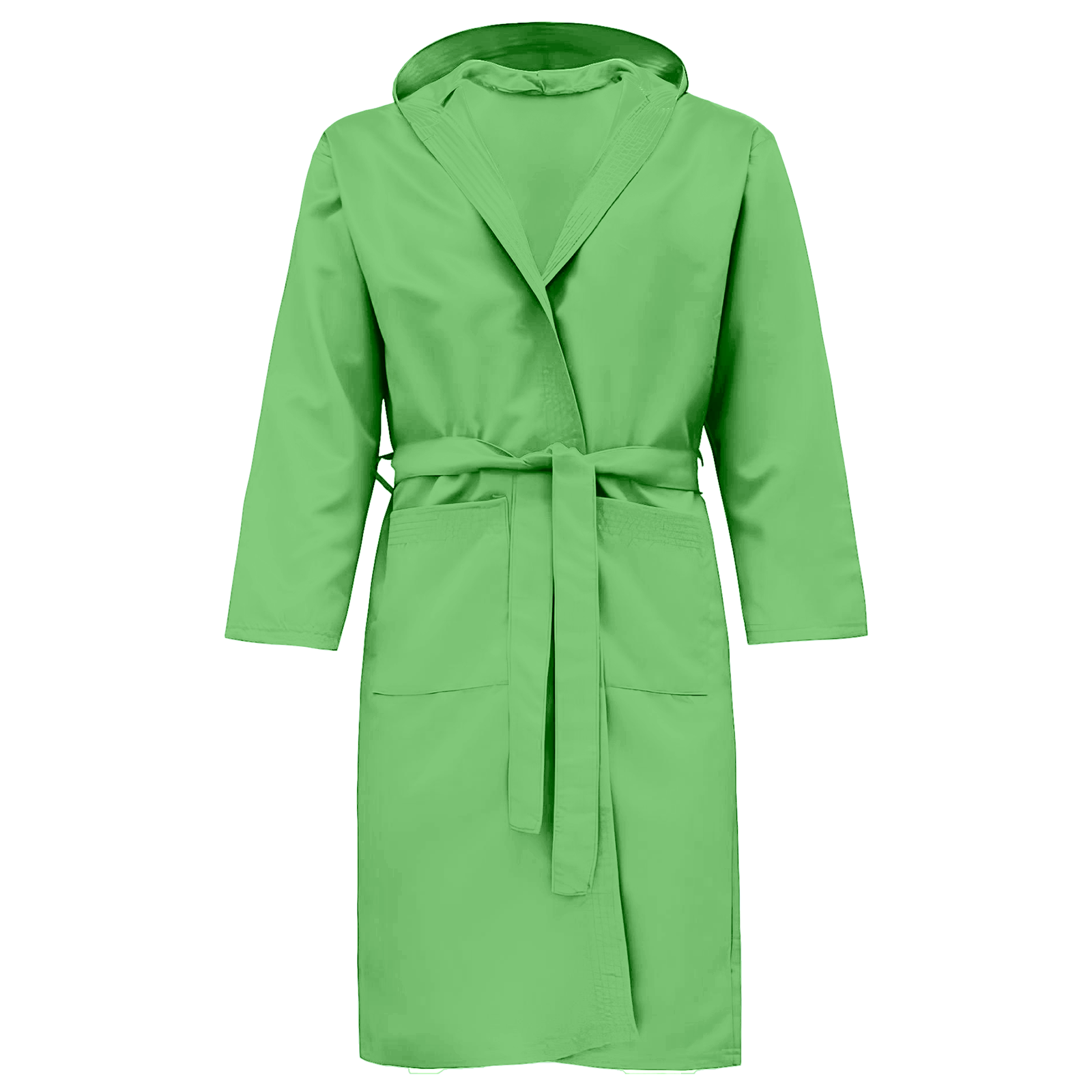 Accappatoio Microfibra con Cappuccio Tasche e Cintura Uomo Donna Vari colori