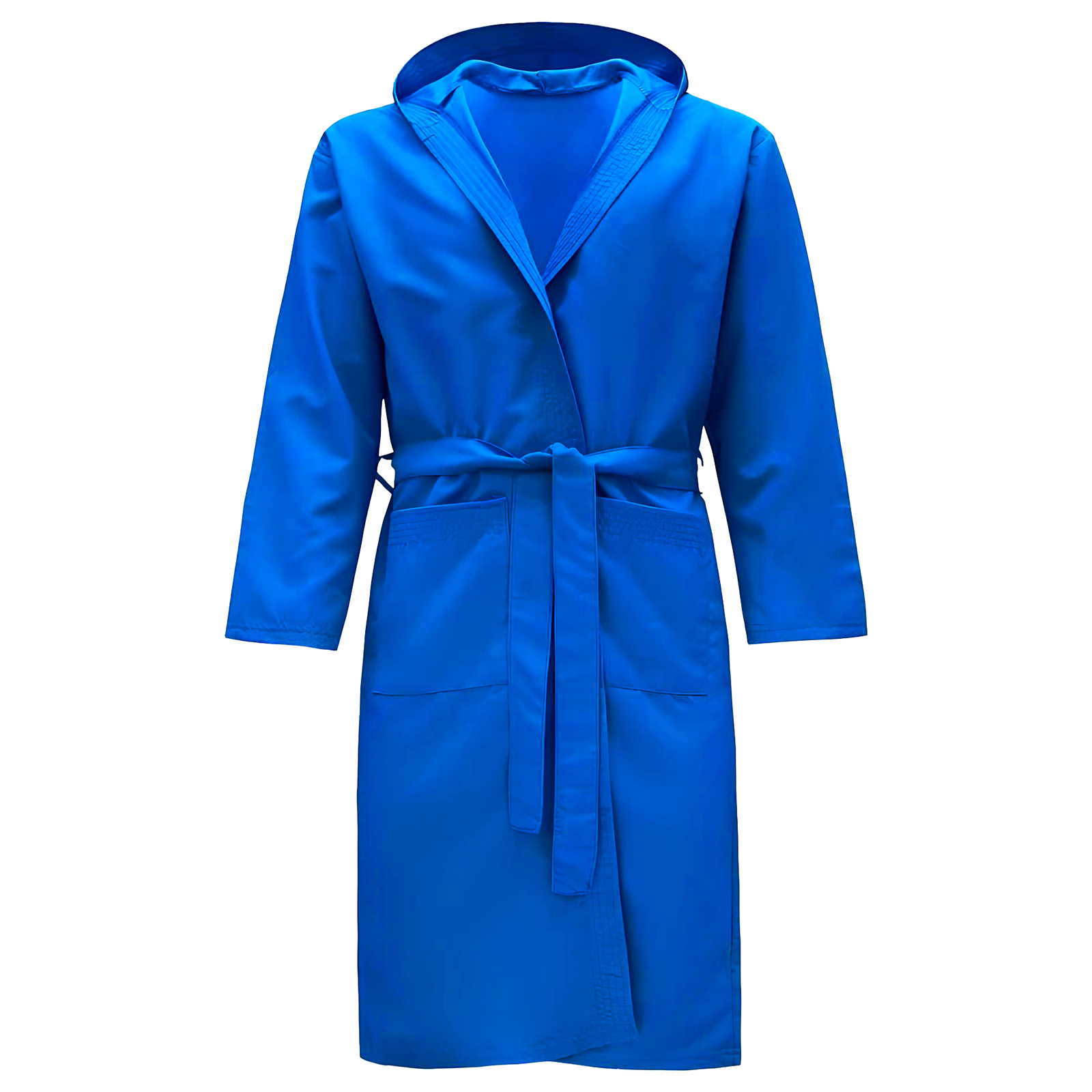 Accappatoio Microfibra con Cappuccio Tasche e Cintura Uomo Donna Vari colori