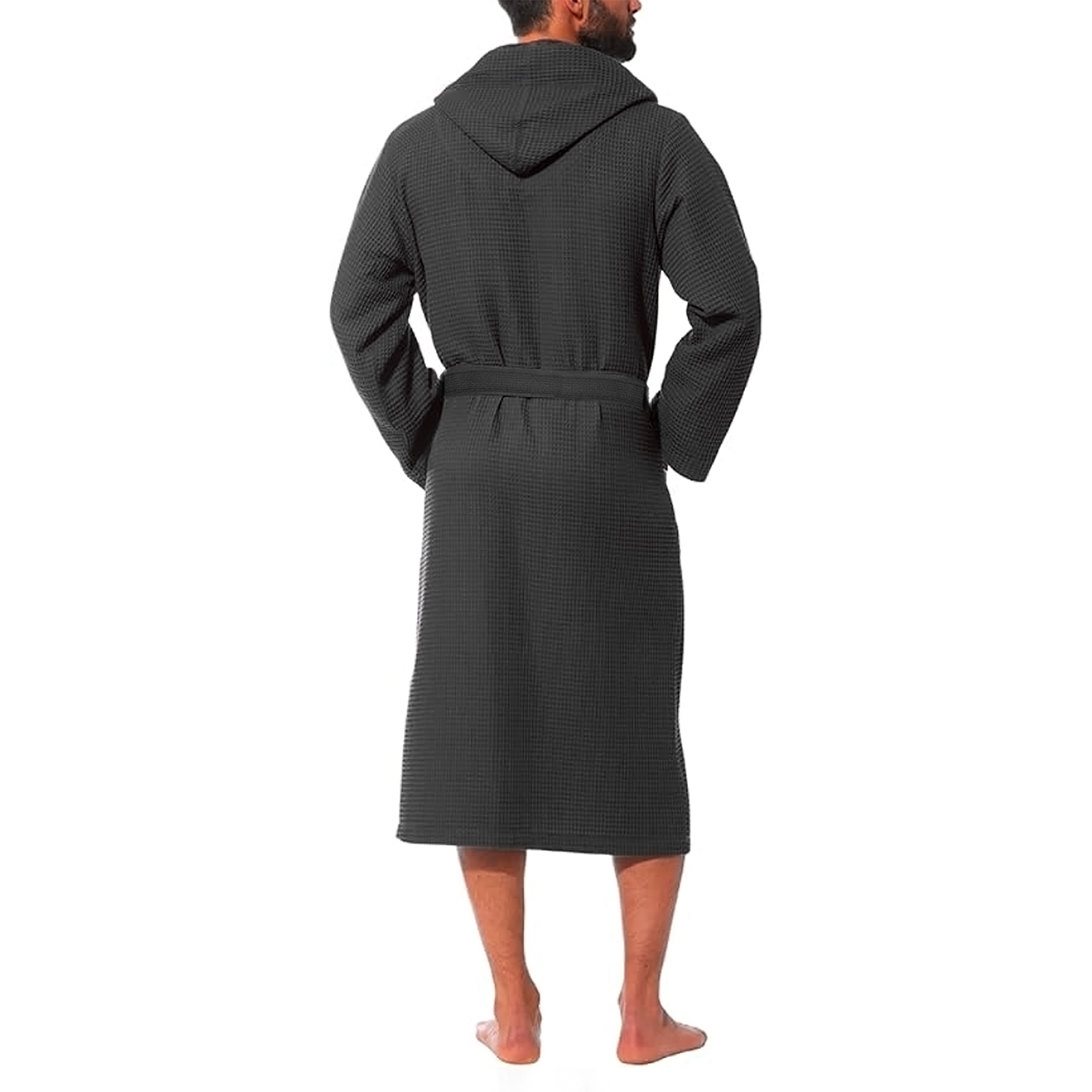 Accappatoio Nido D'ape in puro cotone Unisex casa piscina palestra vari colori