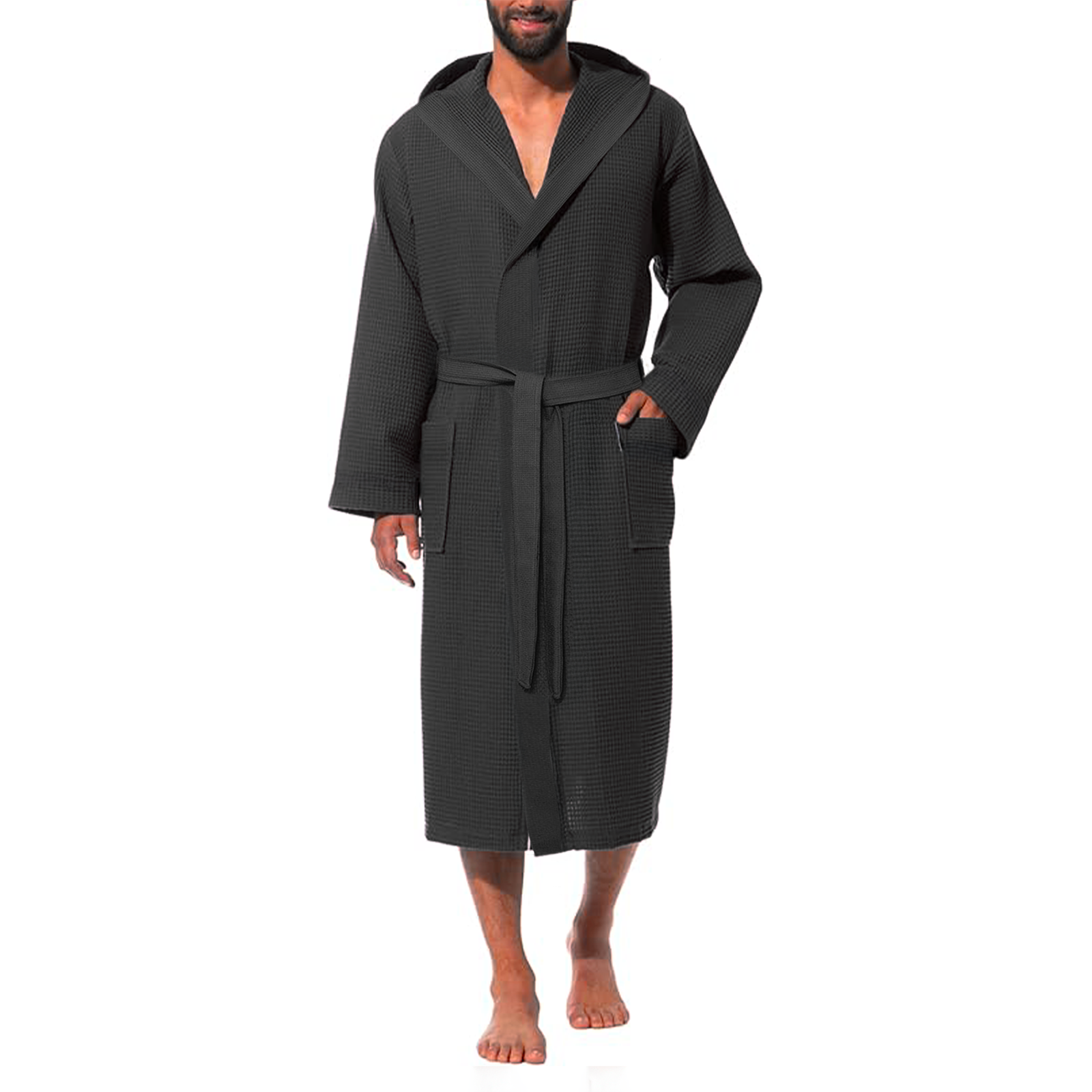 Accappatoio Nido D'ape in puro cotone Unisex casa piscina palestra vari colori