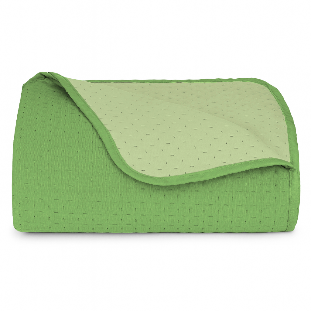 Trapuntino Copriletto Bicolor Double Face 210x270 In Microfibra Morbida con Trapuntatura Termosaldata Made in Italy per Letto Una Piazza e Mezza My Lady