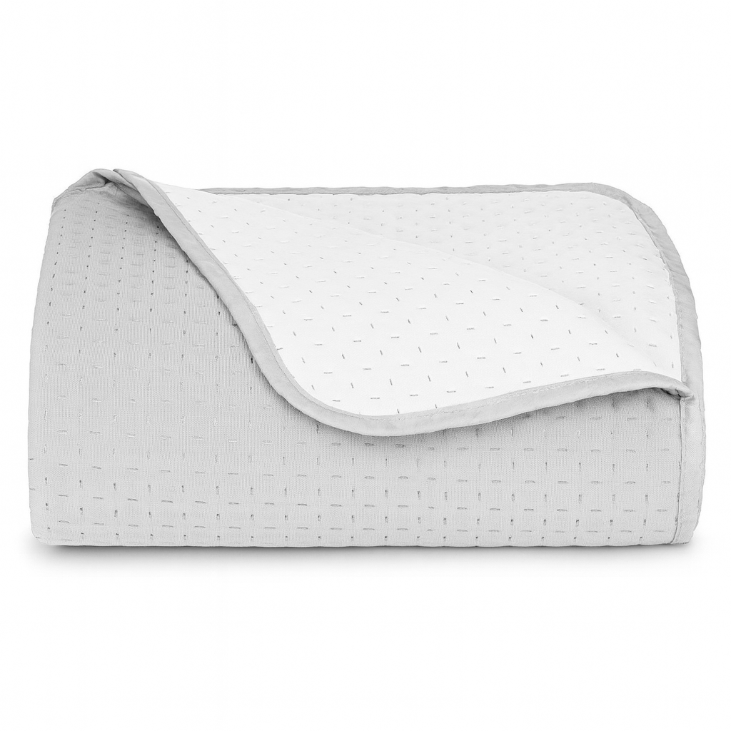 Trapuntino Copriletto Bicolor Double Face 210x270 In Microfibra Morbida con Trapuntatura Termosaldata Made in Italy per Letto Una Piazza e Mezza My Lady