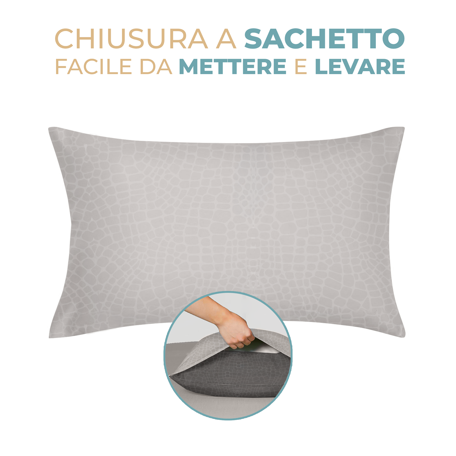 Copripiumino Singolo 155x200 cm in Microfibra Bicolore vari colori per letto una piazza Cromo