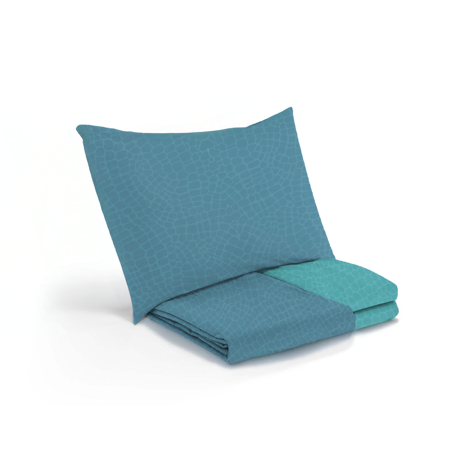 Copripiumino Singolo 155x200 cm in Microfibra Bicolore vari colori per letto una piazza Cromo
