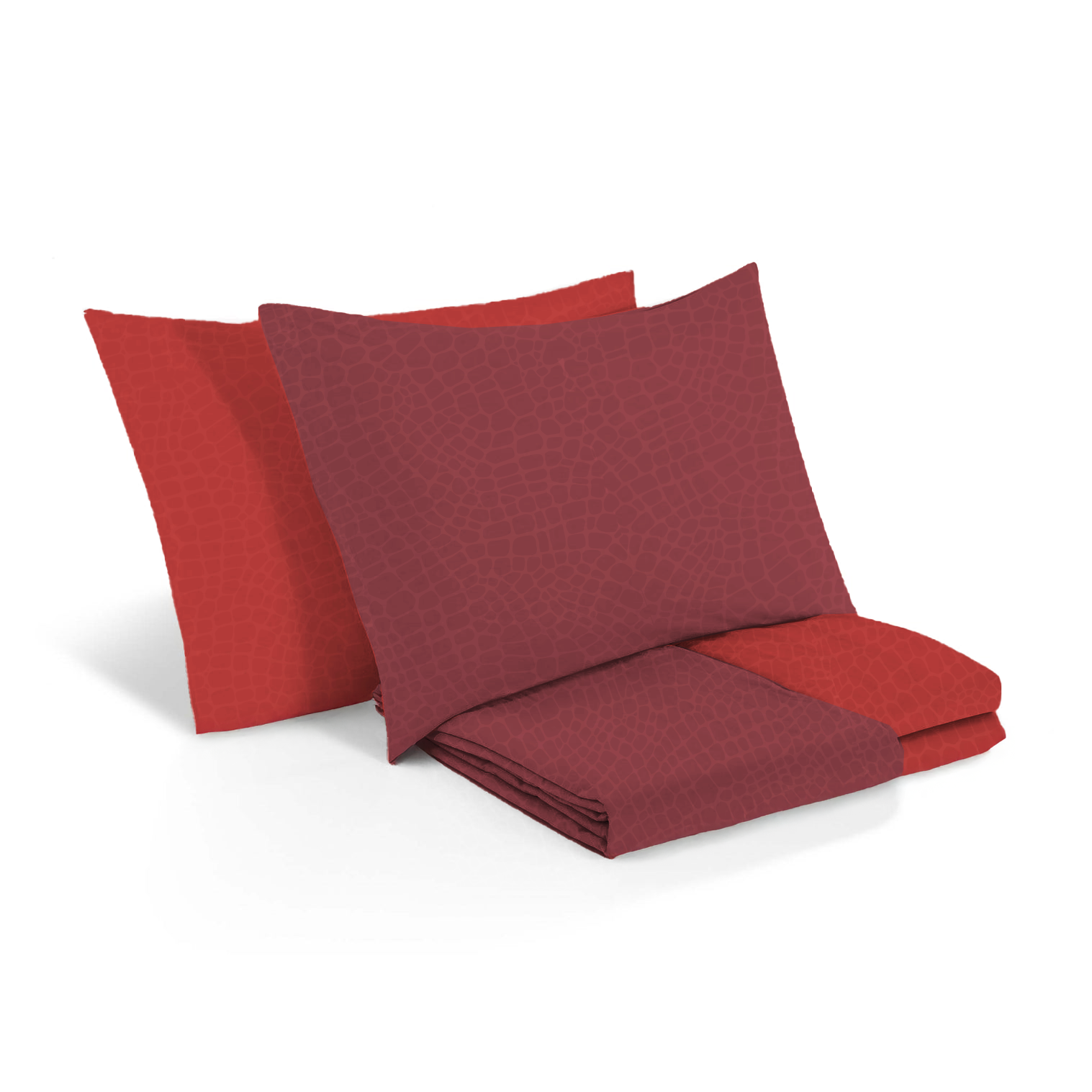 Copripiumino Singolo 155x200 cm in Microfibra Bicolore vari colori per letto una piazza Cromo