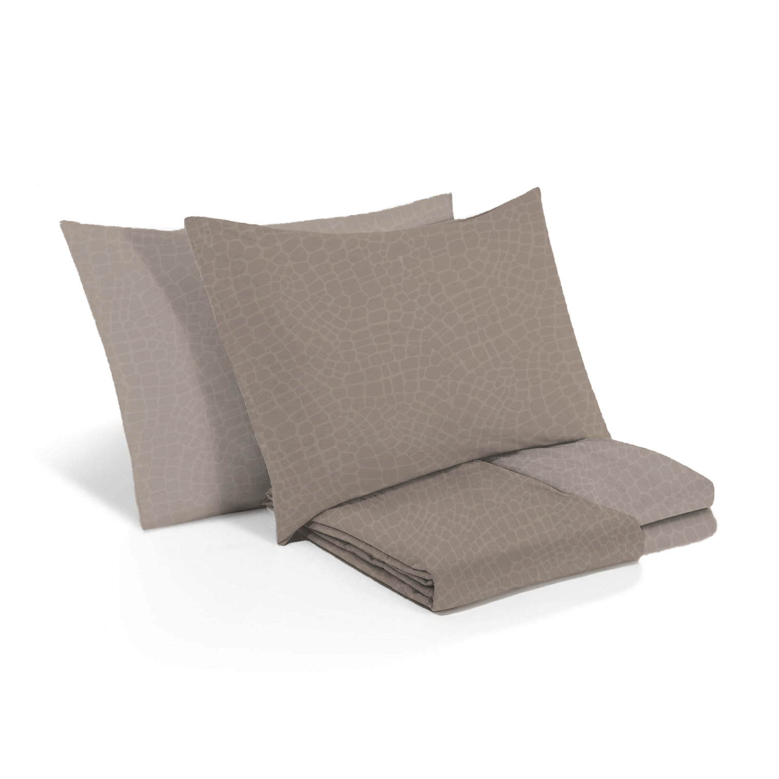 Copripiumino Singolo 155x200 cm in Microfibra Bicolore vari colori per letto una piazza Cromo