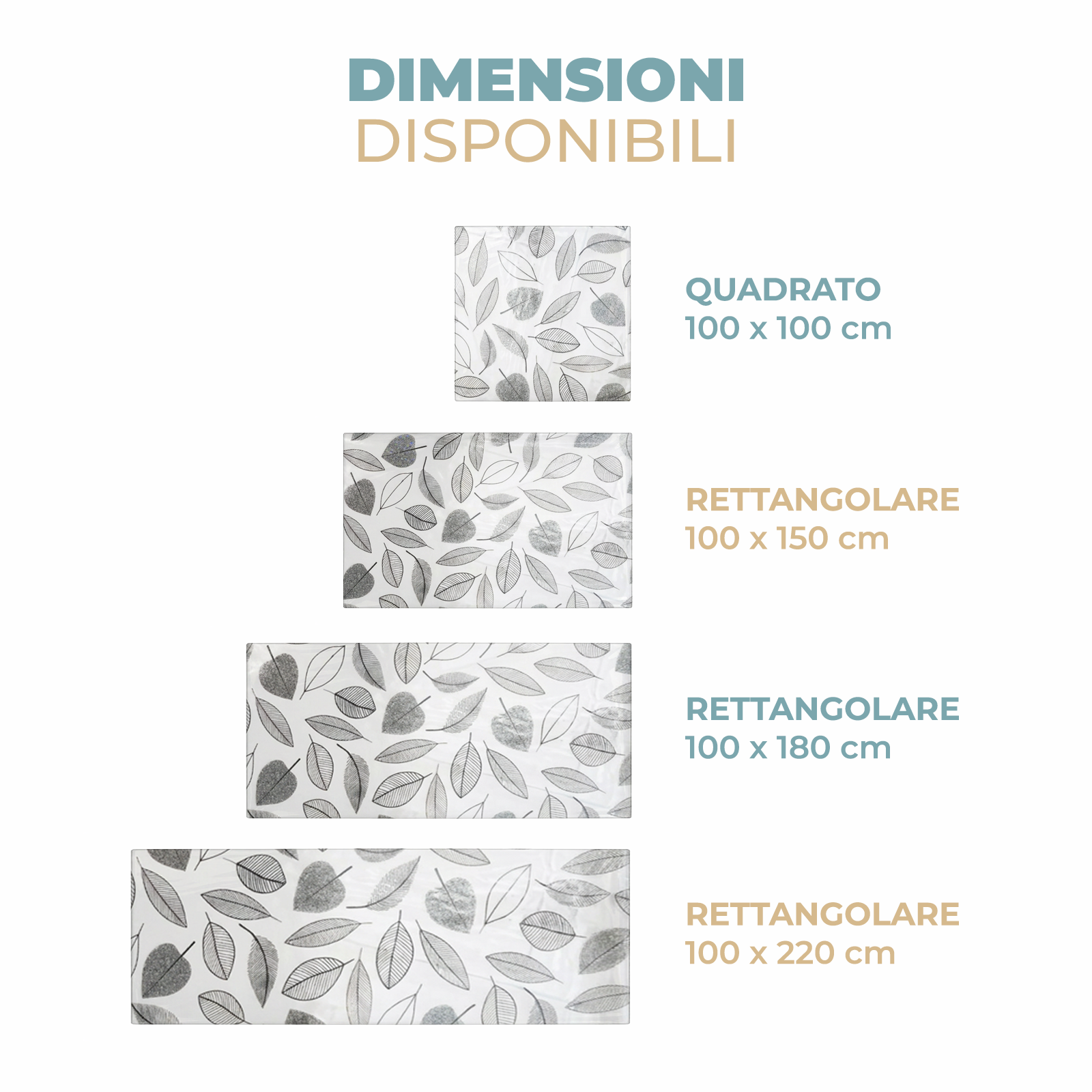 Pellicola Protettiva per Tavolo Effetto Glitter con Piume – Antigrasso, Impermeabile e Lavabile – Spessore 1 mm – Varie Misure