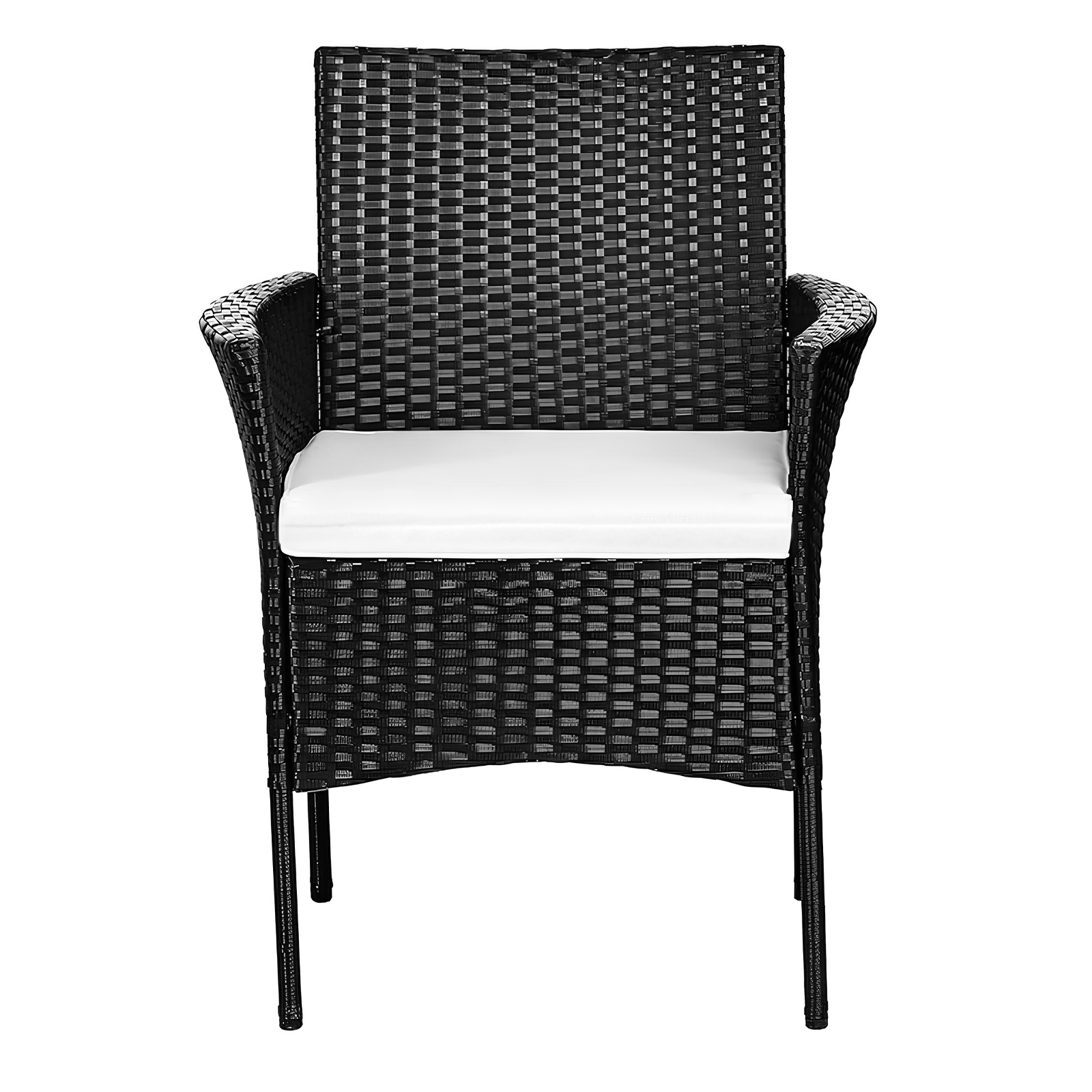 Set 4 Cuscini da Esterno per Salottino in Rattan 58×51 cm – Sfoderabili, Tessuto in Poliestere, Spessore 5 cm, Made in Italy