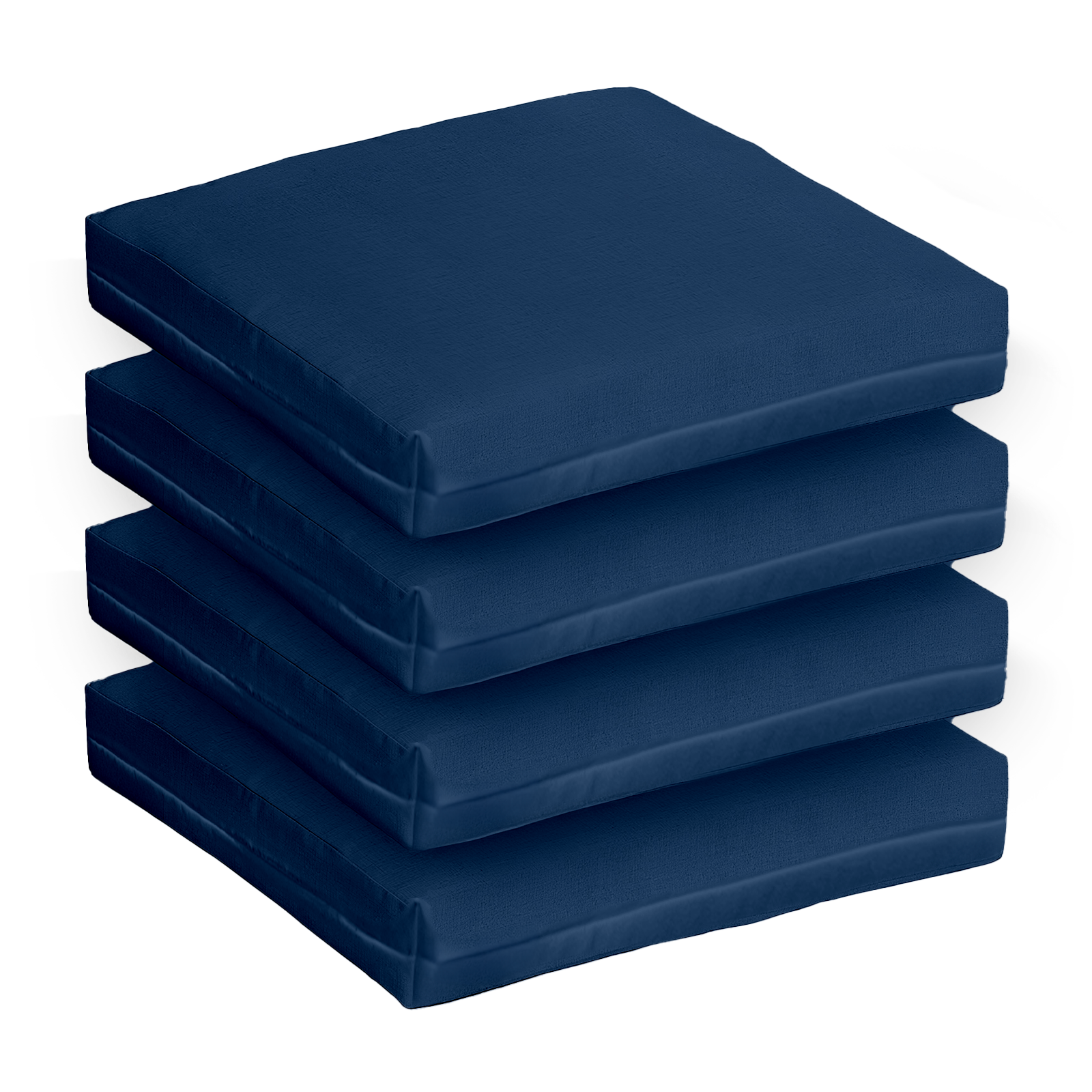 Set 4 Cuscini da Esterno per Salottino in Rattan 58×51 cm – Sfoderabili, Tessuto in Poliestere, Spessore 5 cm, Made in Italy