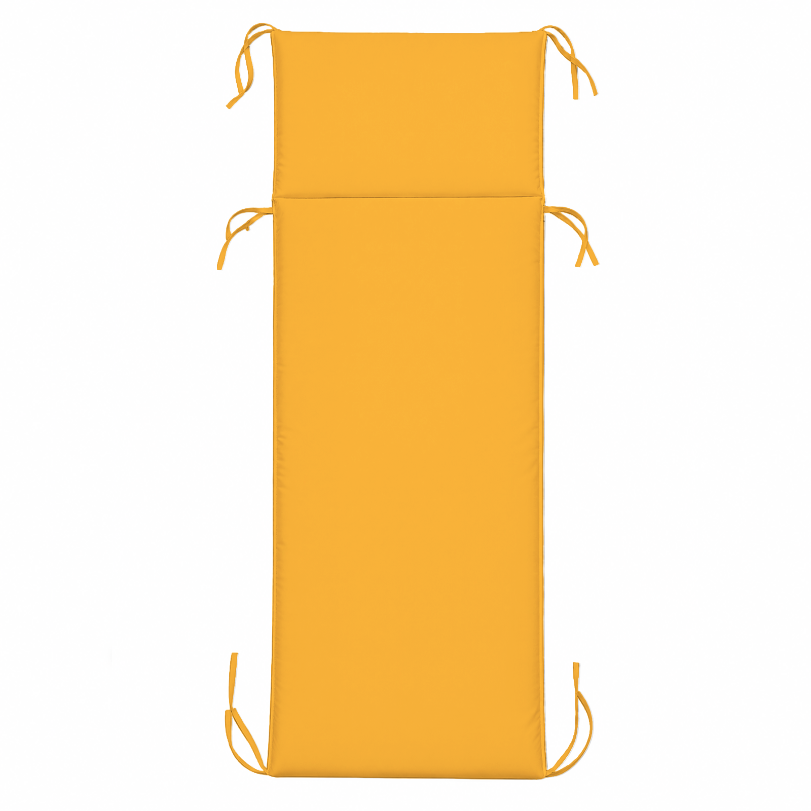 Cuscino per Lettino da Esterno Materassino Imbottito 60x190 cm con Laccetti Vari colori