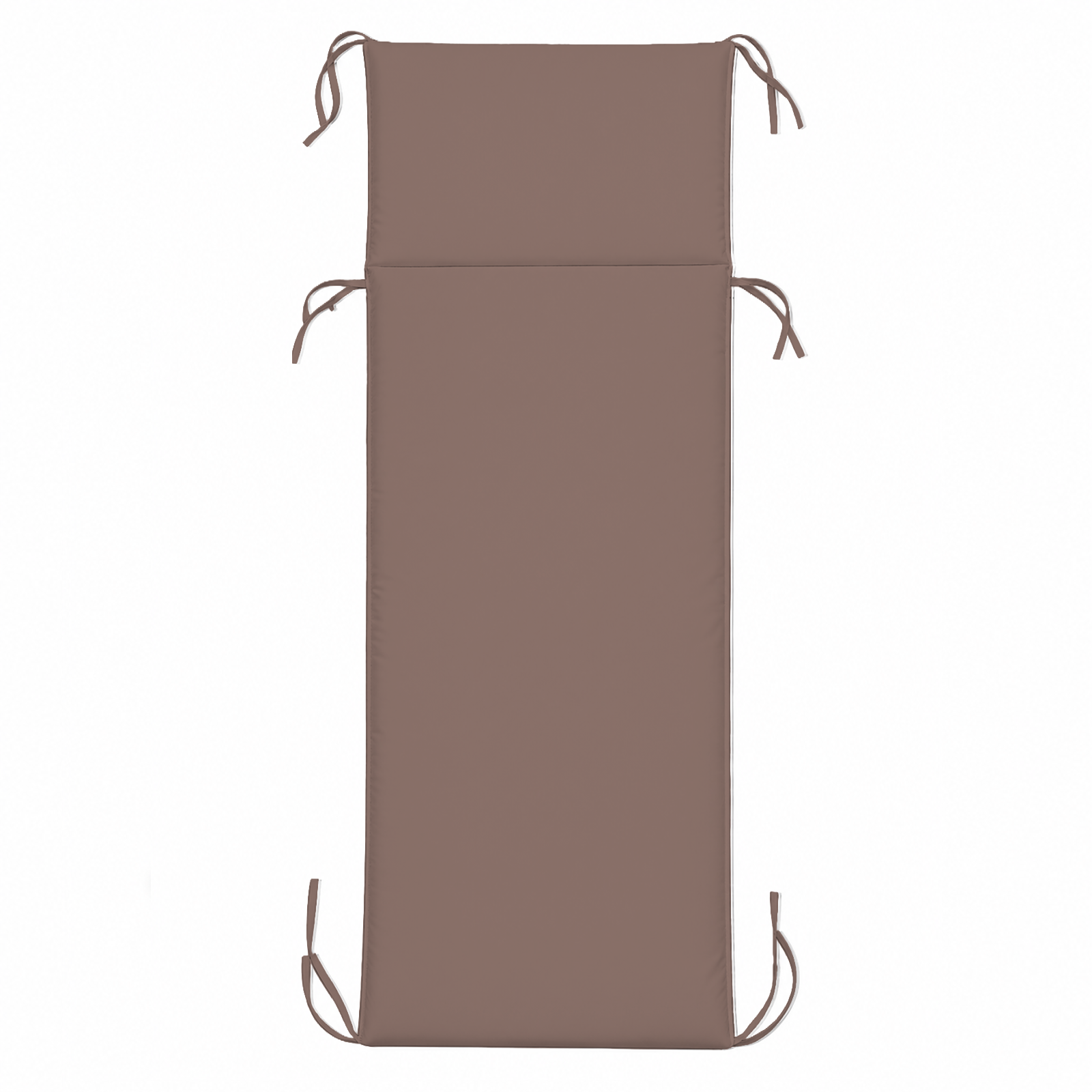 Cuscino per Lettino da Esterno Materassino Imbottito 60x190 cm con Laccetti Vari colori
