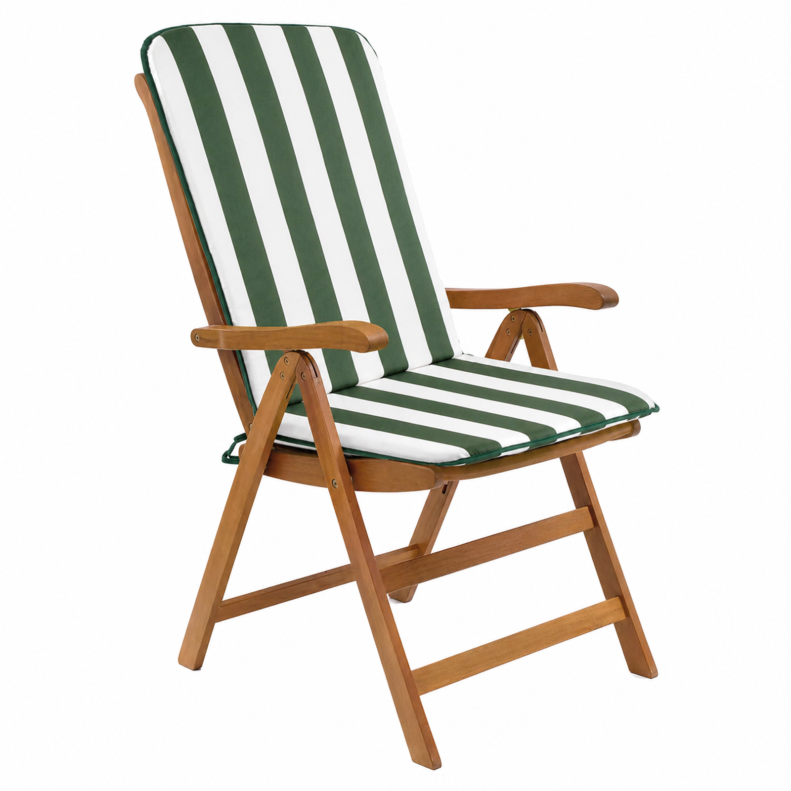Cuscino Copri Sedia Sdraio da Giardino 45x120 cm Imbottito con Elastico e Lacci Tessuto Cotone/Poliestere per Esterno Ideale per Patio Piscina e Campeggio Vari colori