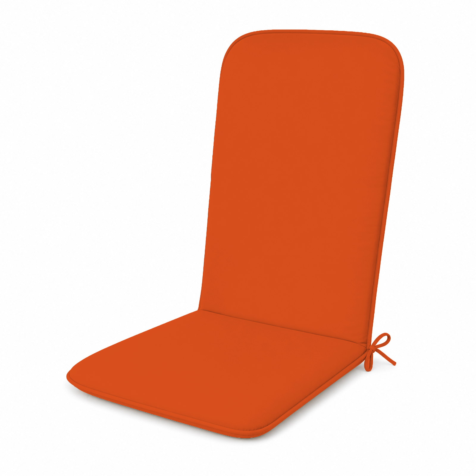 Cuscino Copri Sedia Sdraio da Giardino 45x120 cm Imbottito con Elastico e Lacci Tessuto Cotone/Poliestere per Esterno Ideale per Patio Piscina e Campeggio Vari colori