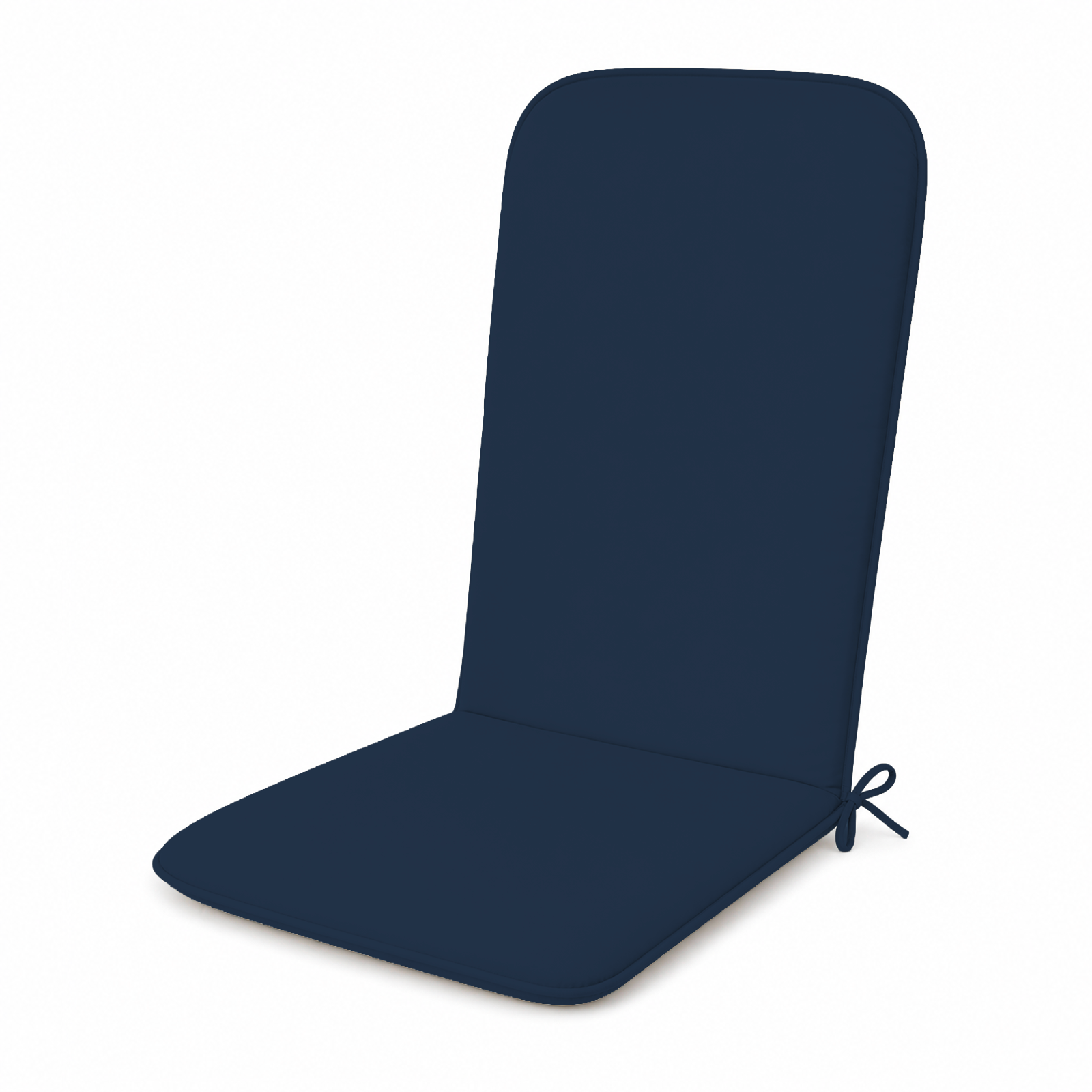 Cuscino Copri Sedia Sdraio da Giardino 45x120 cm Imbottito con Elastico e Lacci Tessuto Cotone/Poliestere per Esterno Ideale per Patio Piscina e Campeggio Vari colori