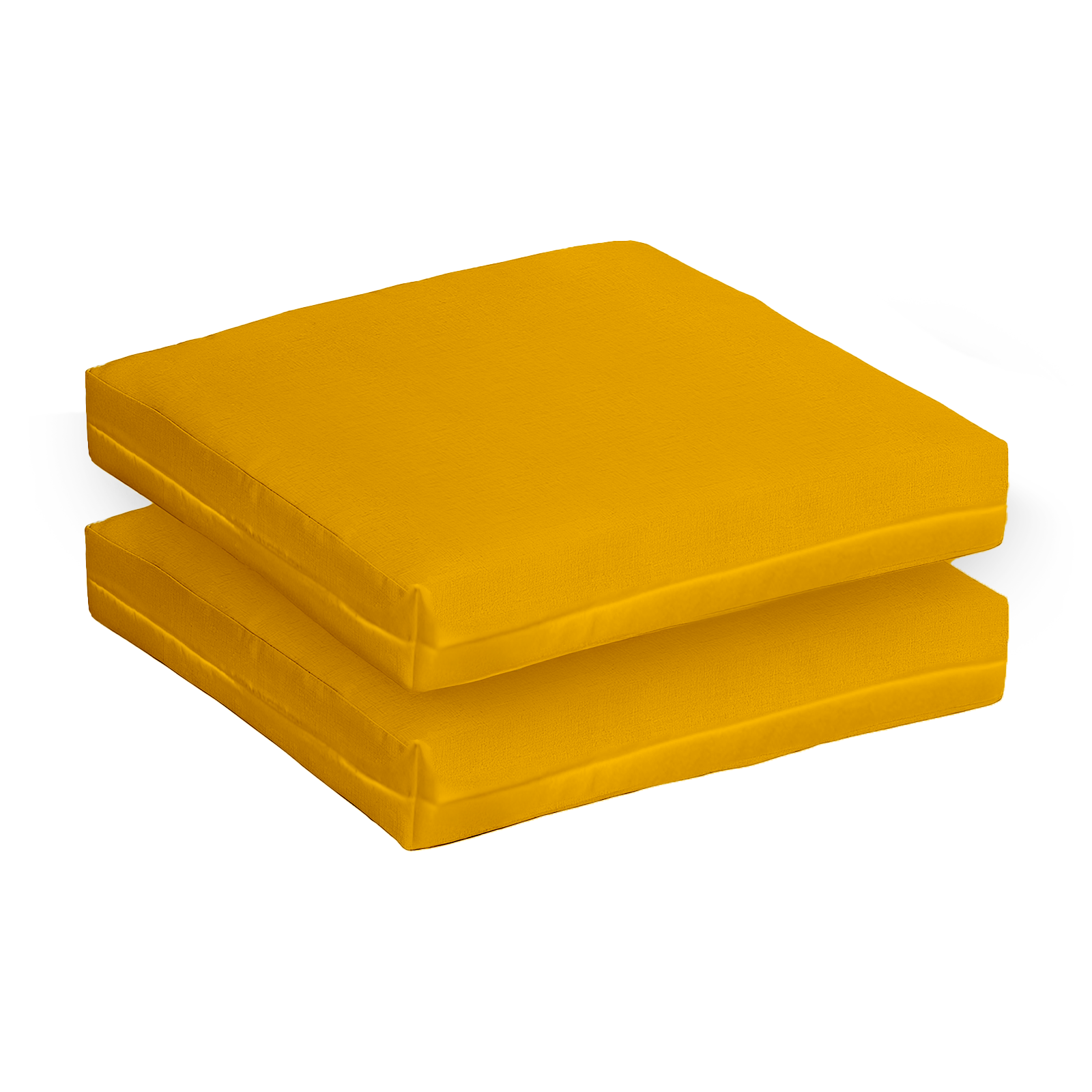 Coppia di Cuscini Outdoor per Sedute Salottino in Rattan 58×51 cm – Rivestimento Rimovibile, Imbottitura Comfort 5 cm, Produzione Italiana