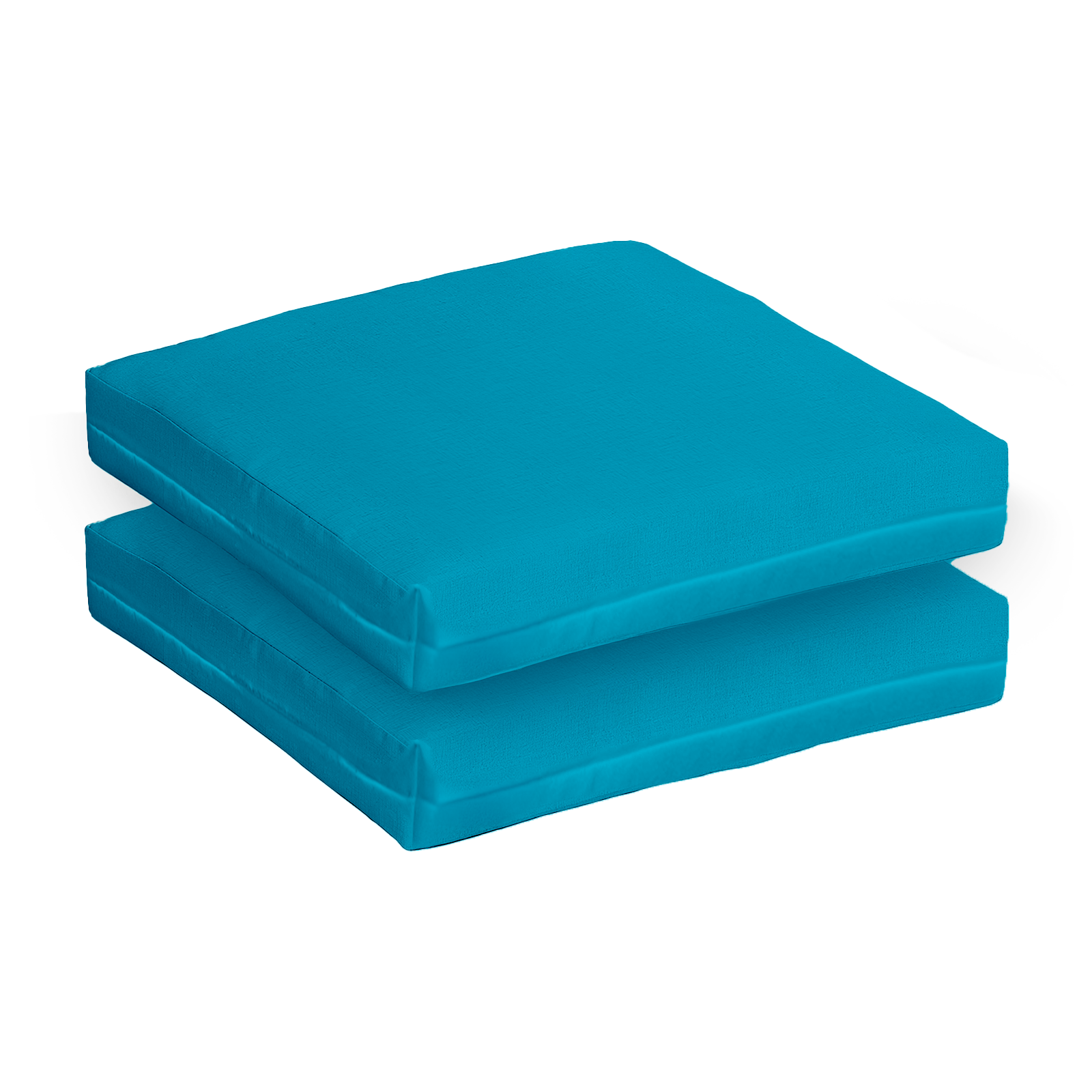 Coppia di Cuscini Outdoor per Sedute Salottino in Rattan 58×51 cm – Rivestimento Rimovibile, Imbottitura Comfort 5 cm, Produzione Italiana