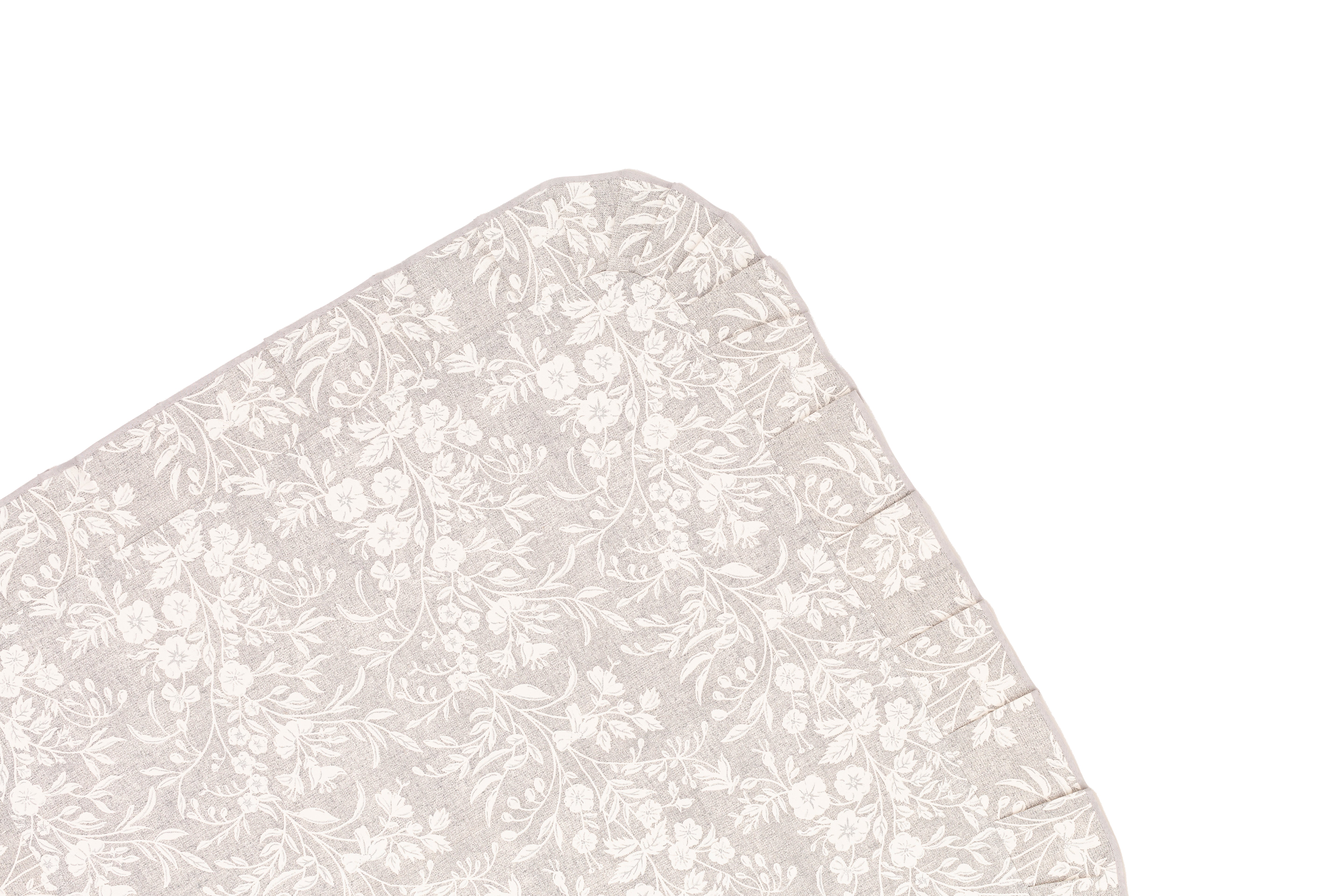 Centrotavola Quadrato Edera, Stile Shabby Chic, 90x90 cm, Moderna