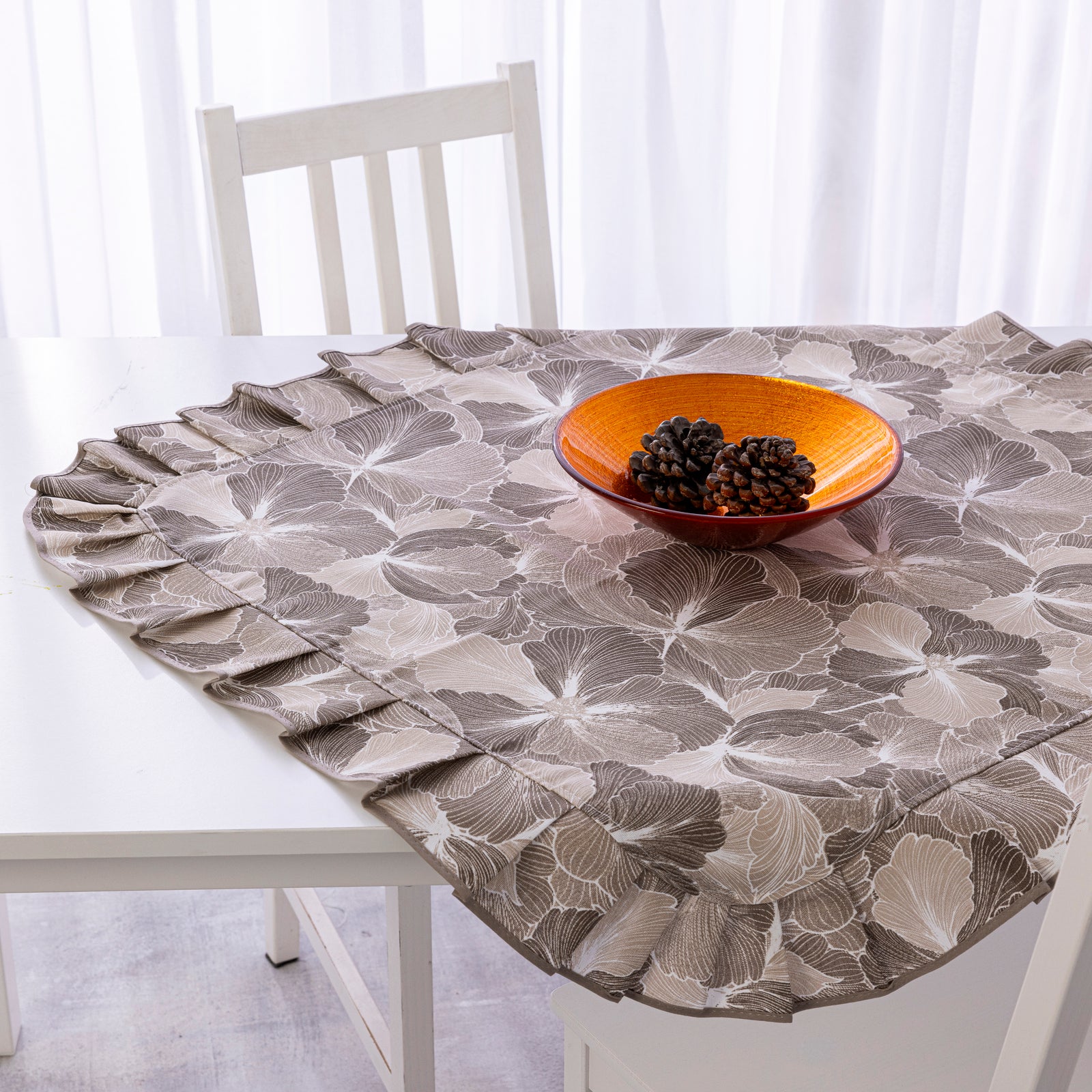 Centrotavola cucina Dalila di Paramaison 90x90 cm con Voilant