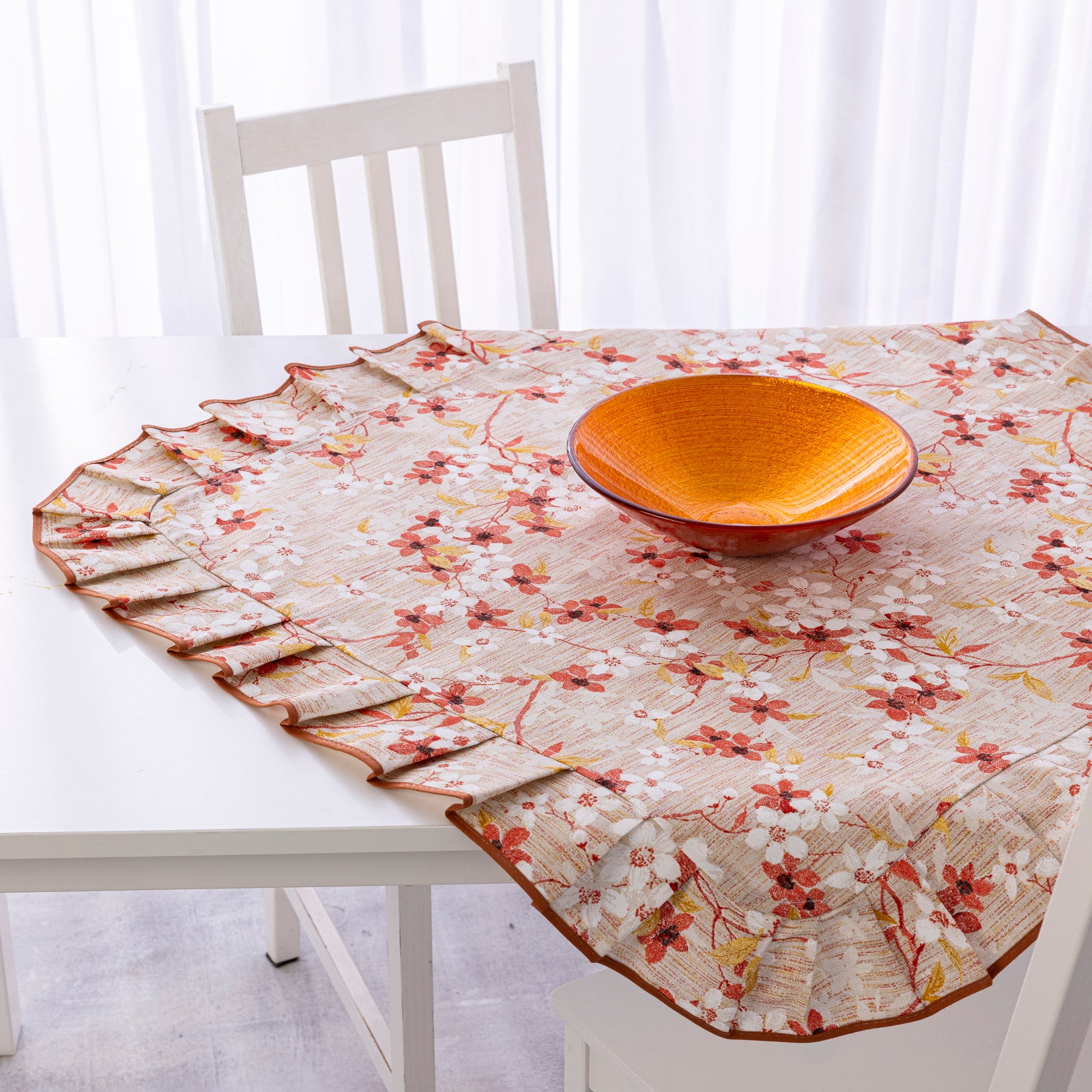 Centrotavola Fiore di Paramaison 90x90 cm con Voilant