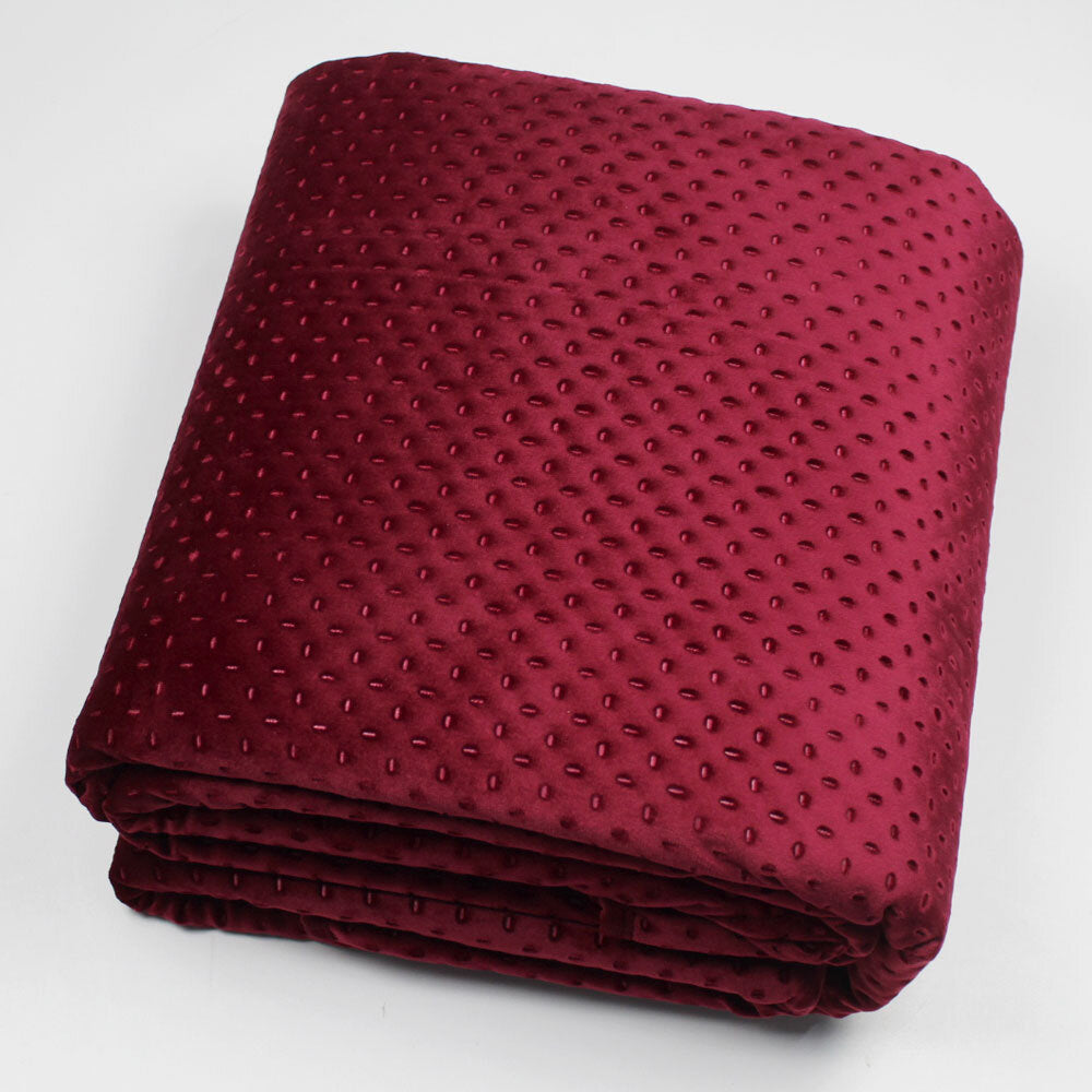 Copriletto Velour in velluto Velvet trapuntato per letto matrimoniale