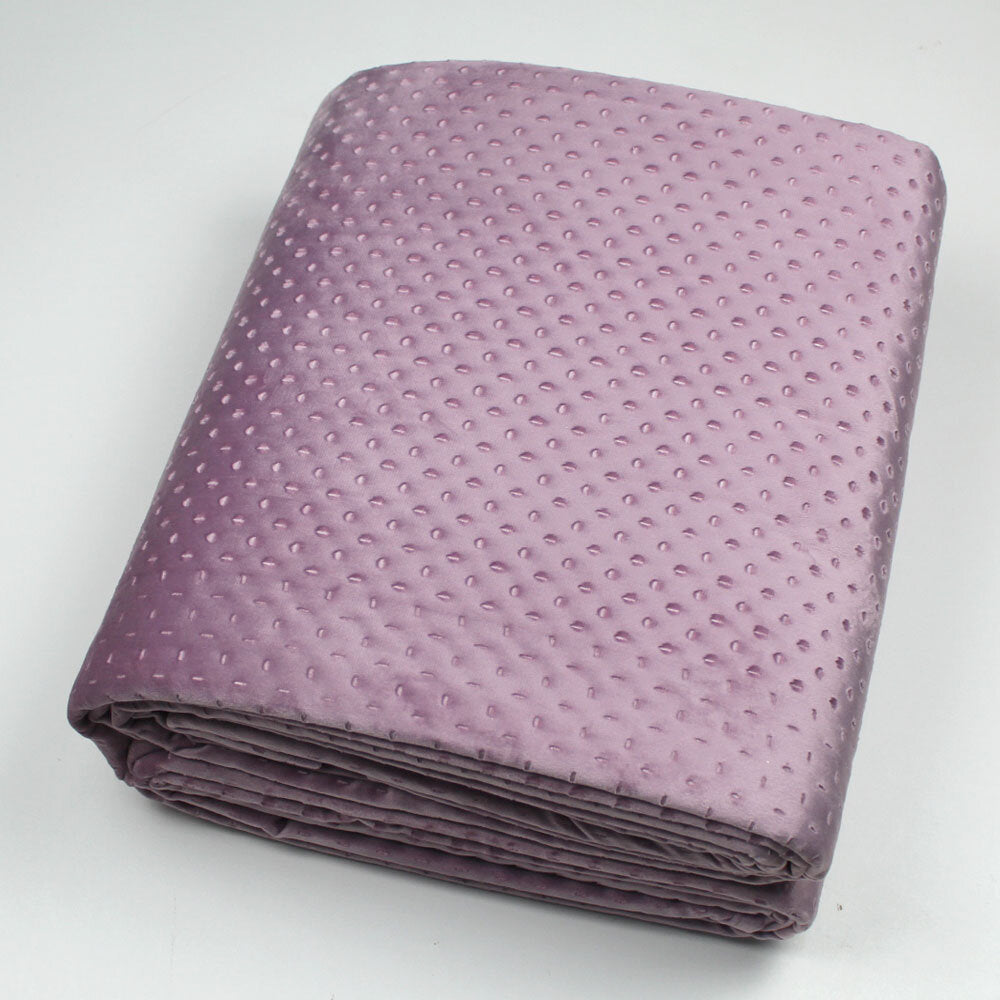 Copriletto Velour in velluto Velvet trapuntato per letto matrimoniale