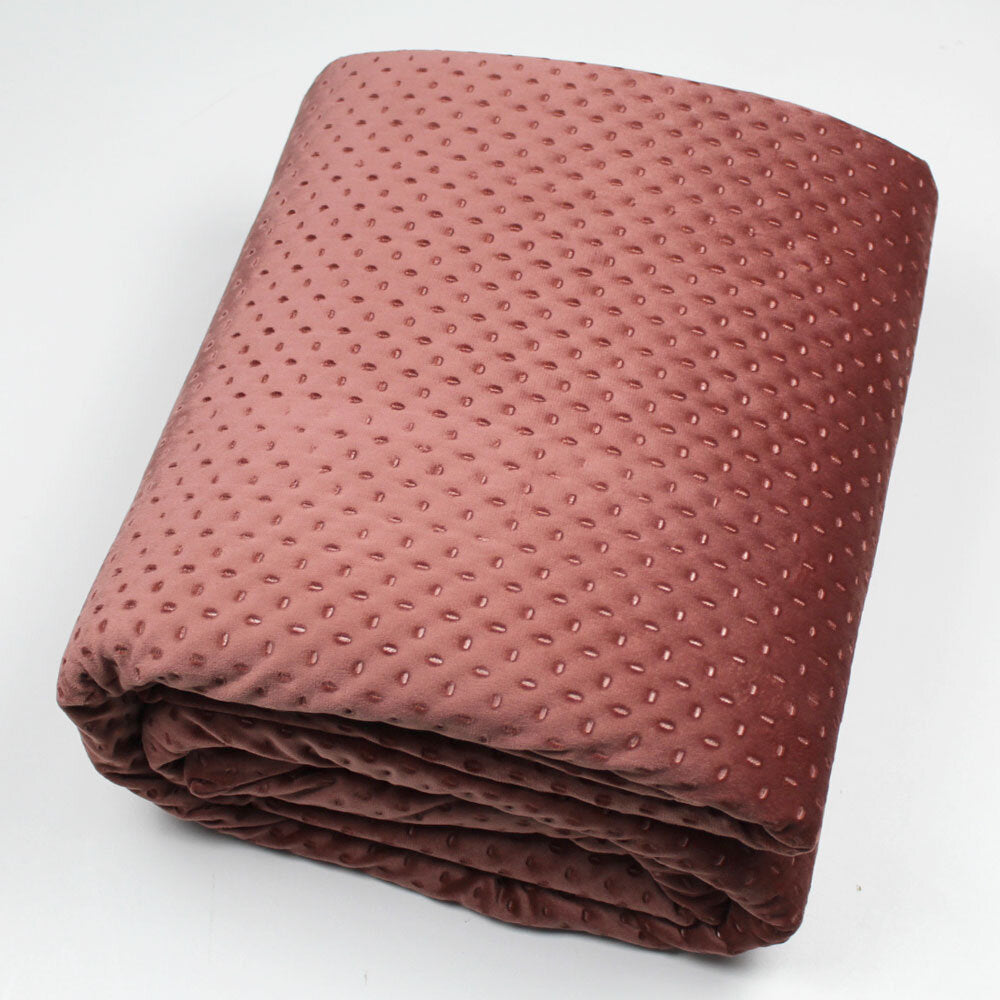 Copriletto Velour in velluto Velvet trapuntato per letto matrimoniale