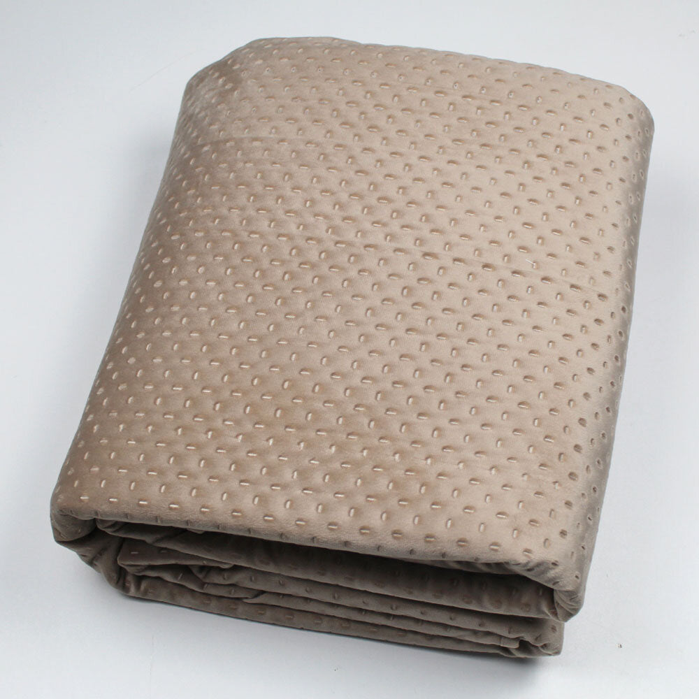 Copriletto Velour in velluto Velvet trapuntato per letto matrimoniale